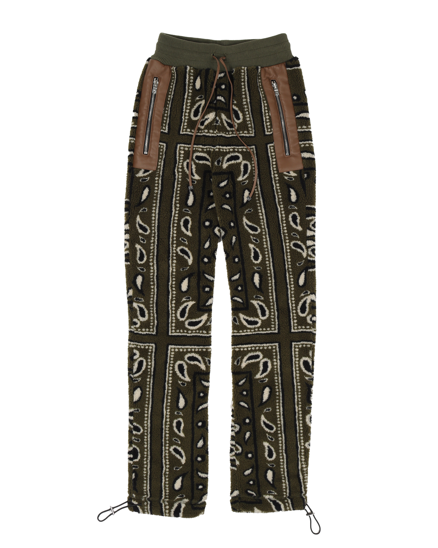 Bandana Print Fleece Joggers