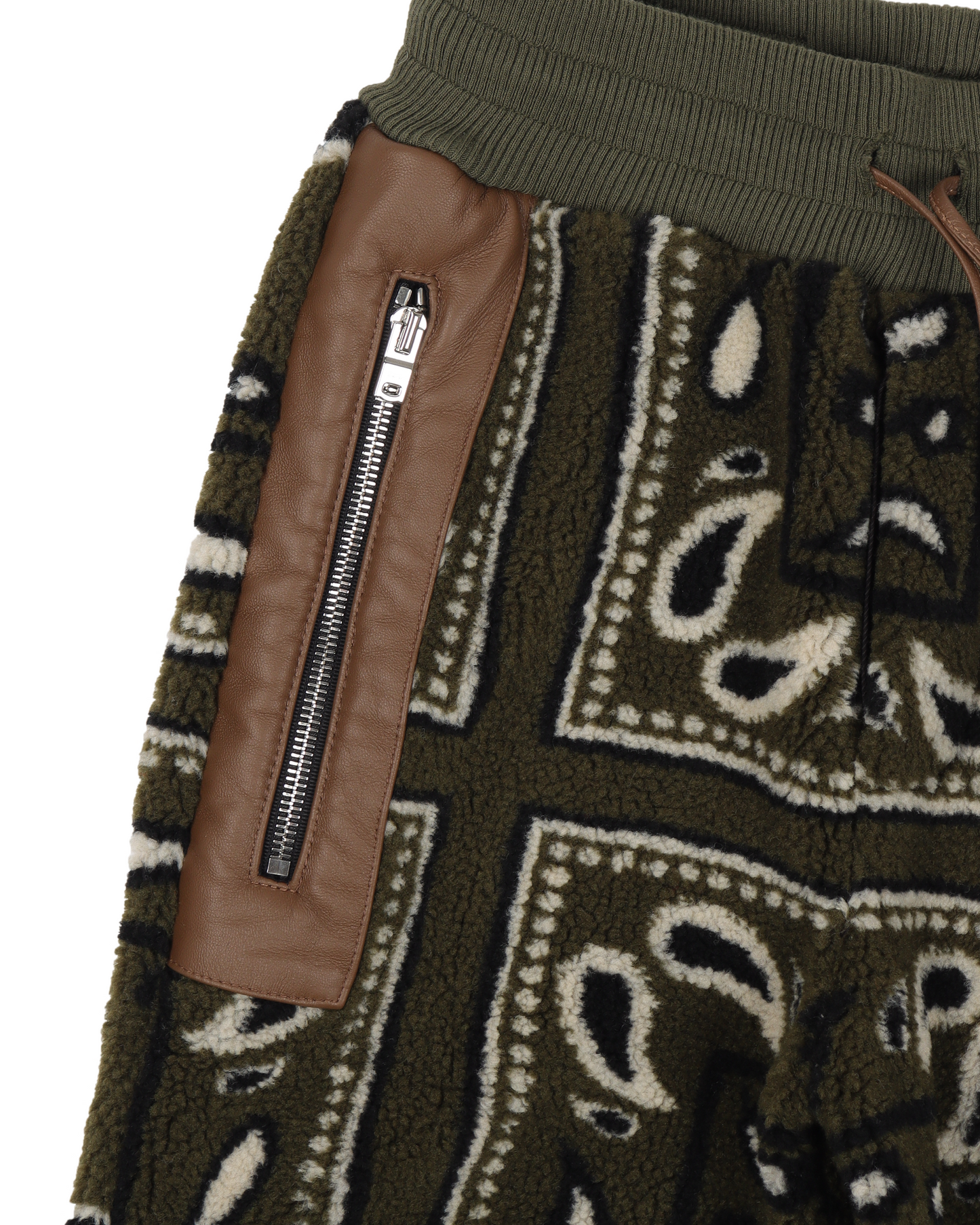 Bandana Print Fleece Joggers