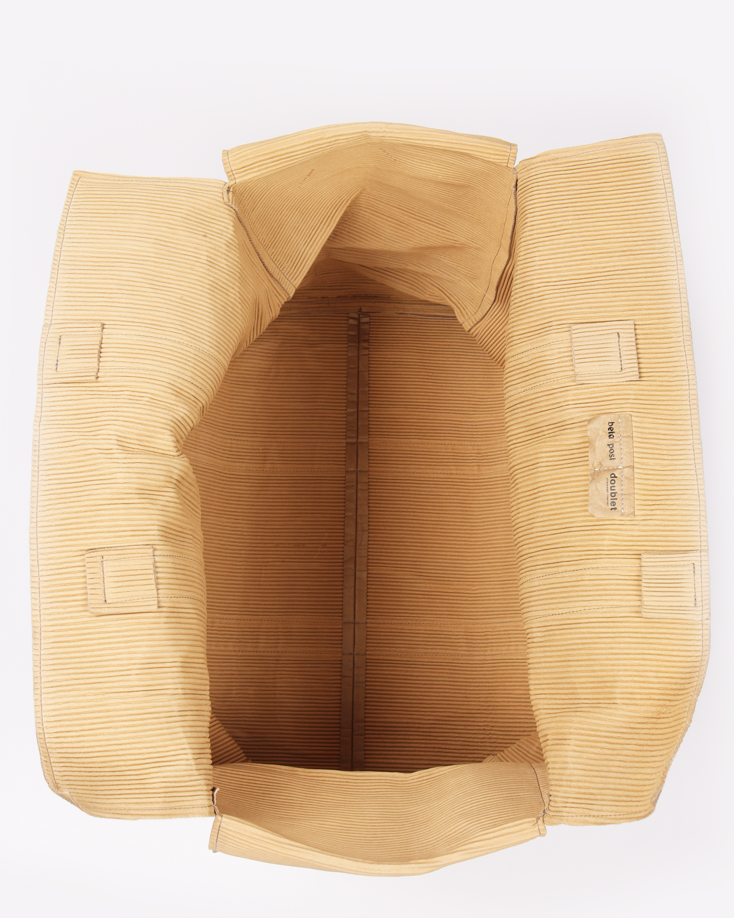 Carton Leather Tote Bag