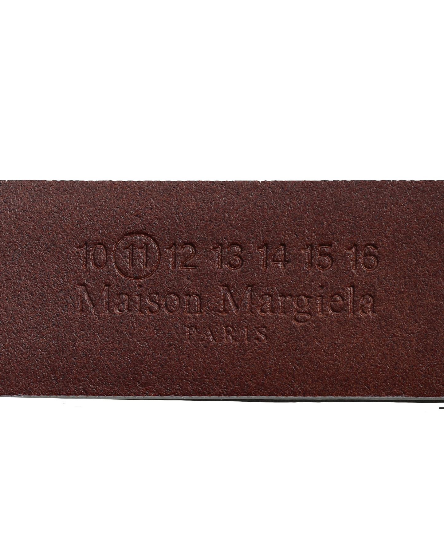 Leather Paint Splatter Belt