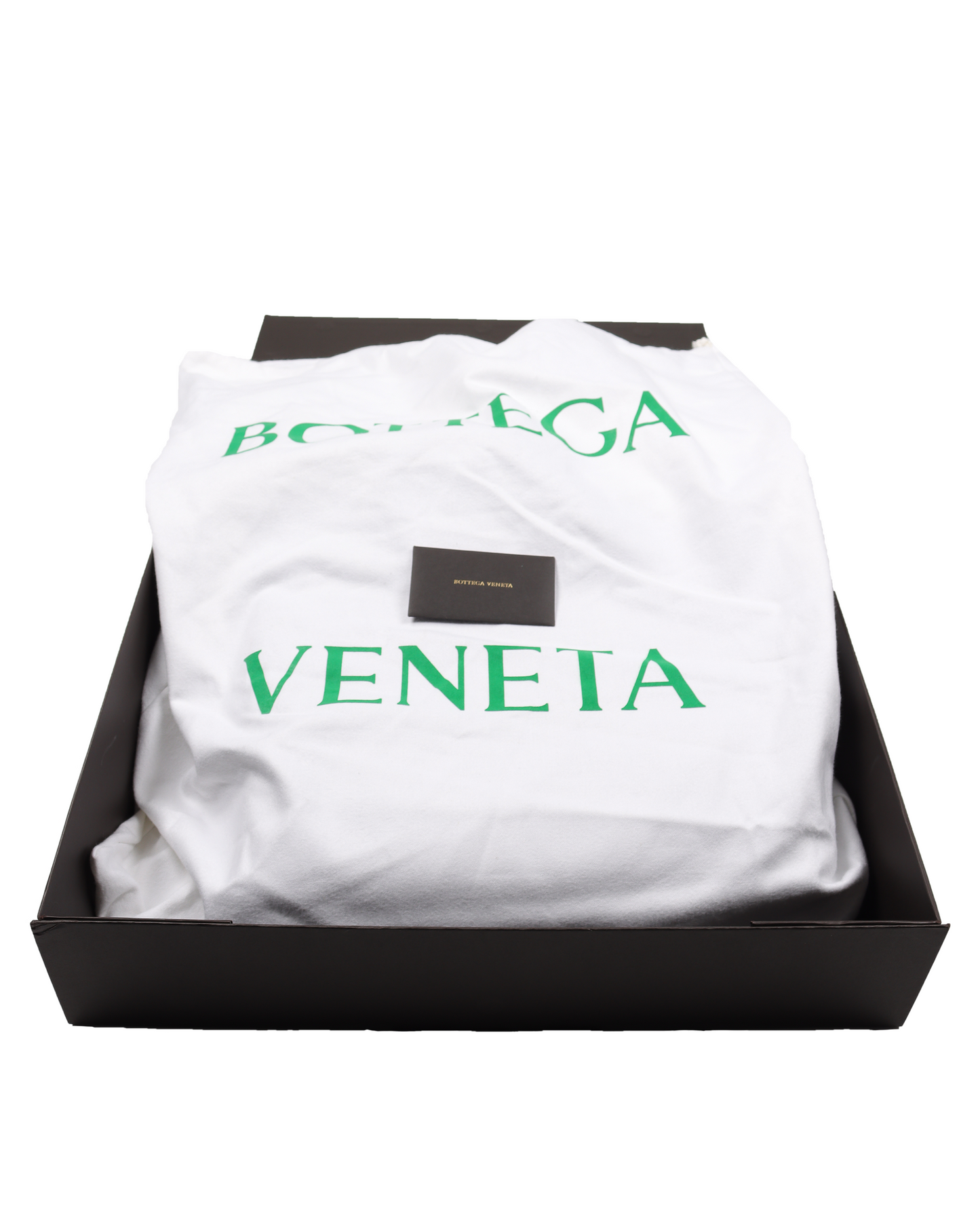 Intrecciato Black Woven Leather Bag