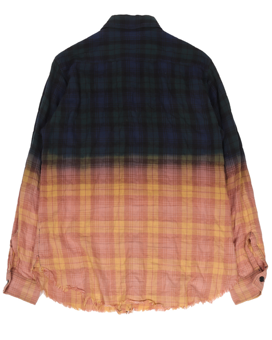 Gradient Flannel Shirt
