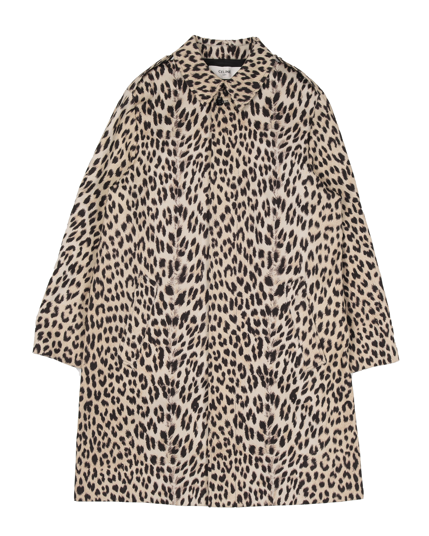 SS19 Leopard Print Runway Coat