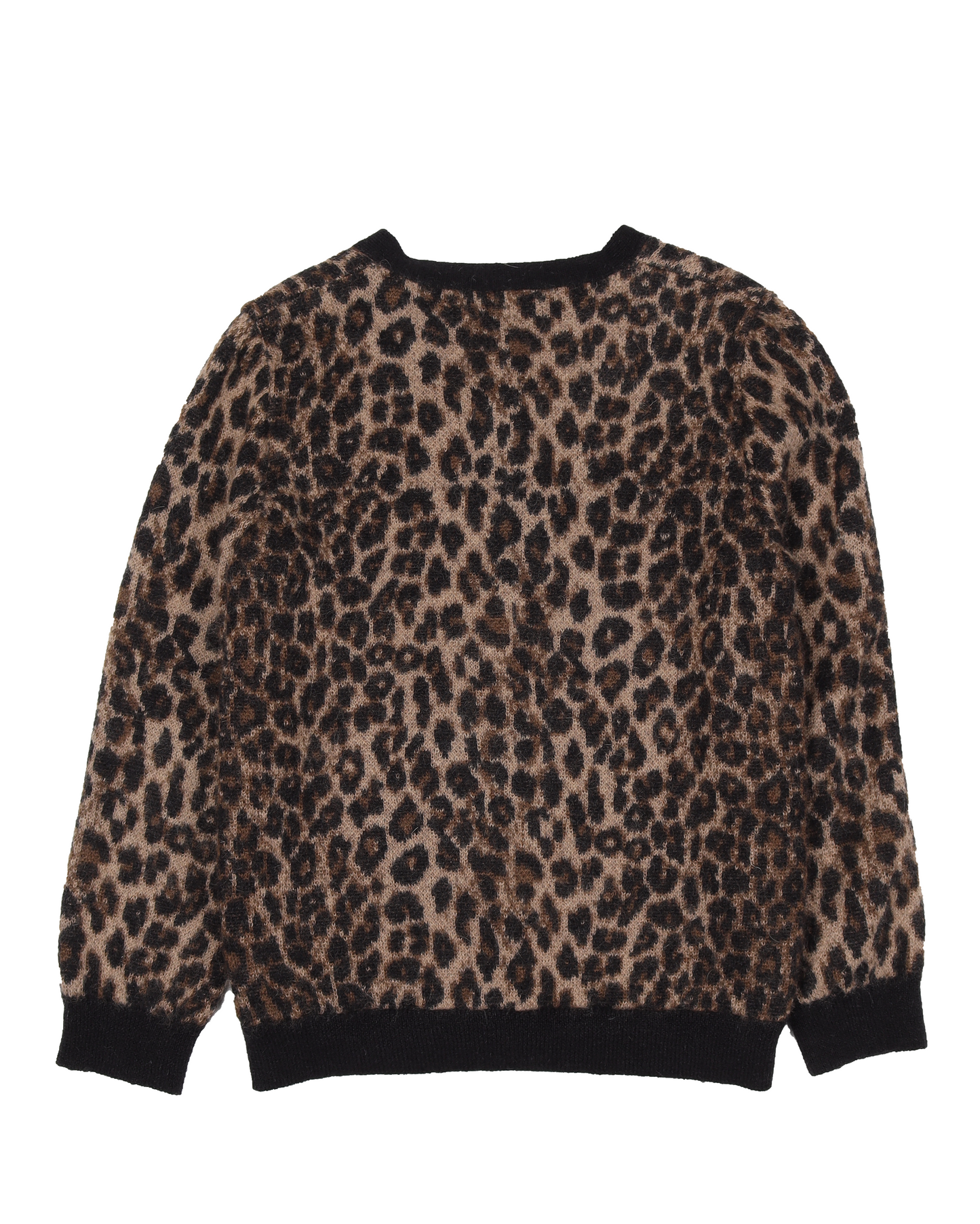 Leopard Mohair Cardigan
