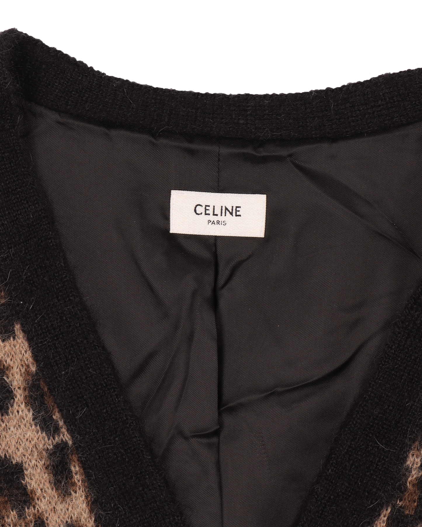 Leopard Mohair Cardigan