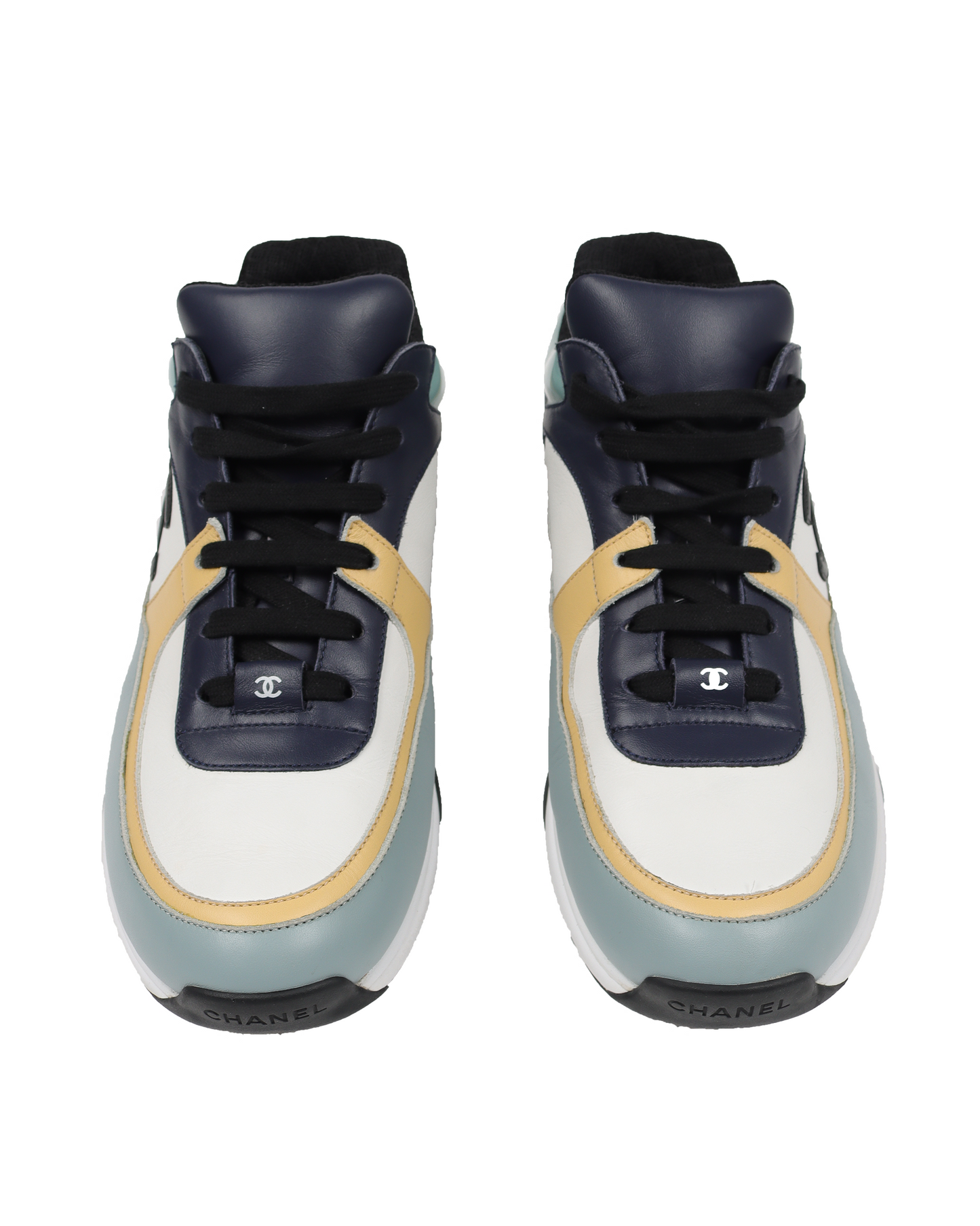 "CC" Leather Trainers