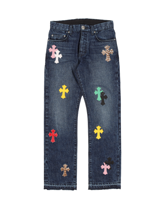 MULTICOLOR CROSS PATCH DENIM (1 of 1)