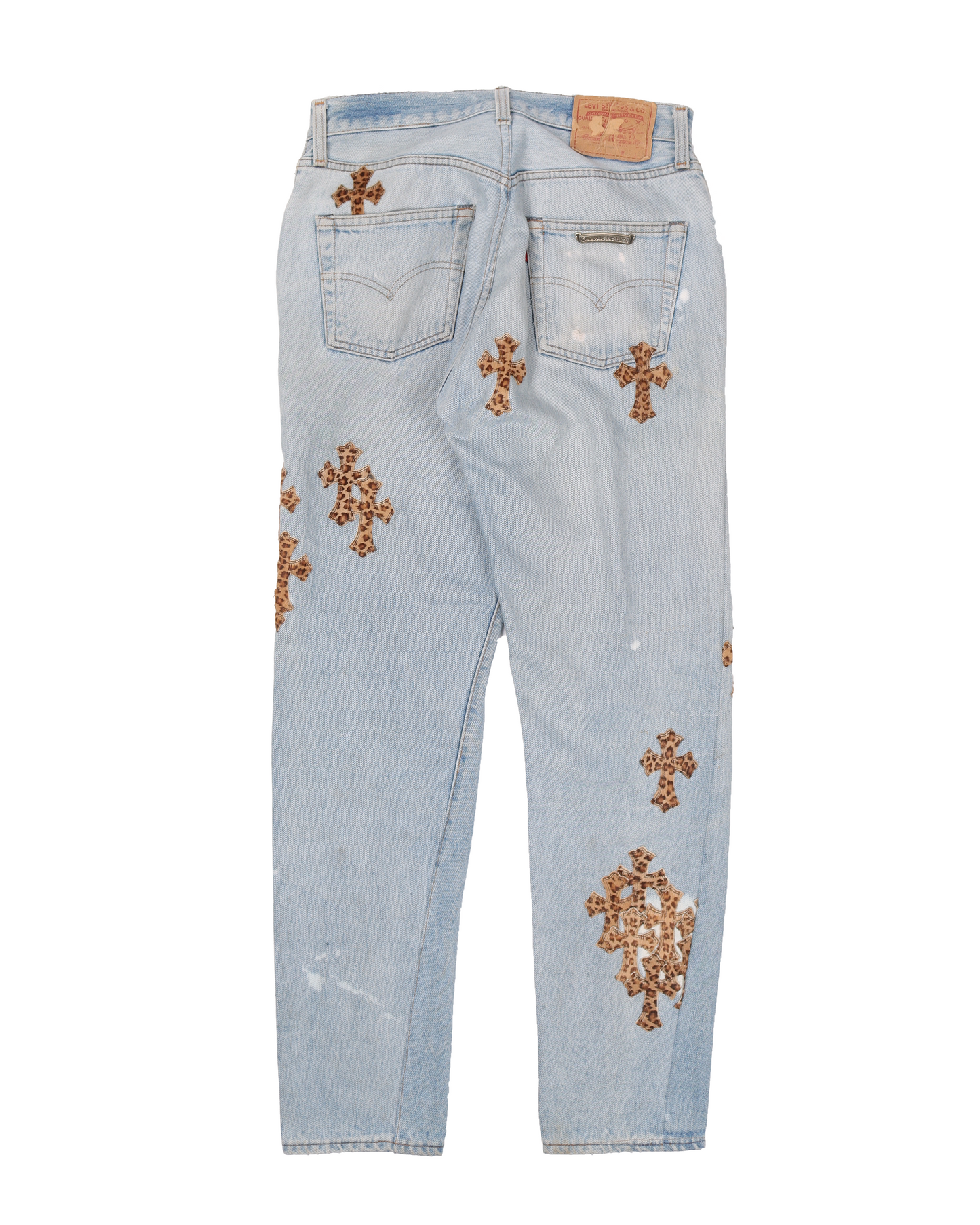 LEVI'S LEOPARD CROSS PATCH DENIM