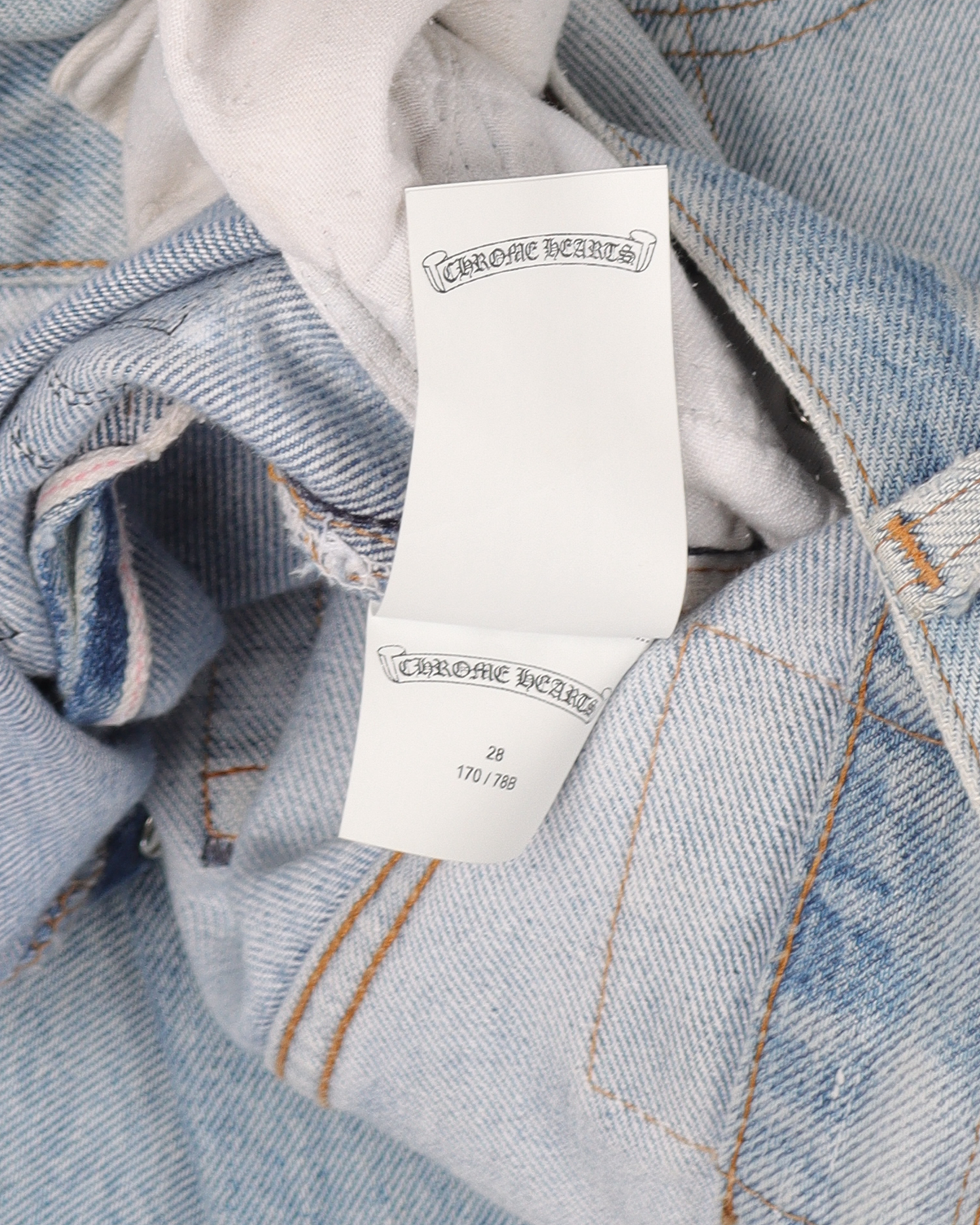 LEVI'S LEOPARD CROSS PATCH DENIM