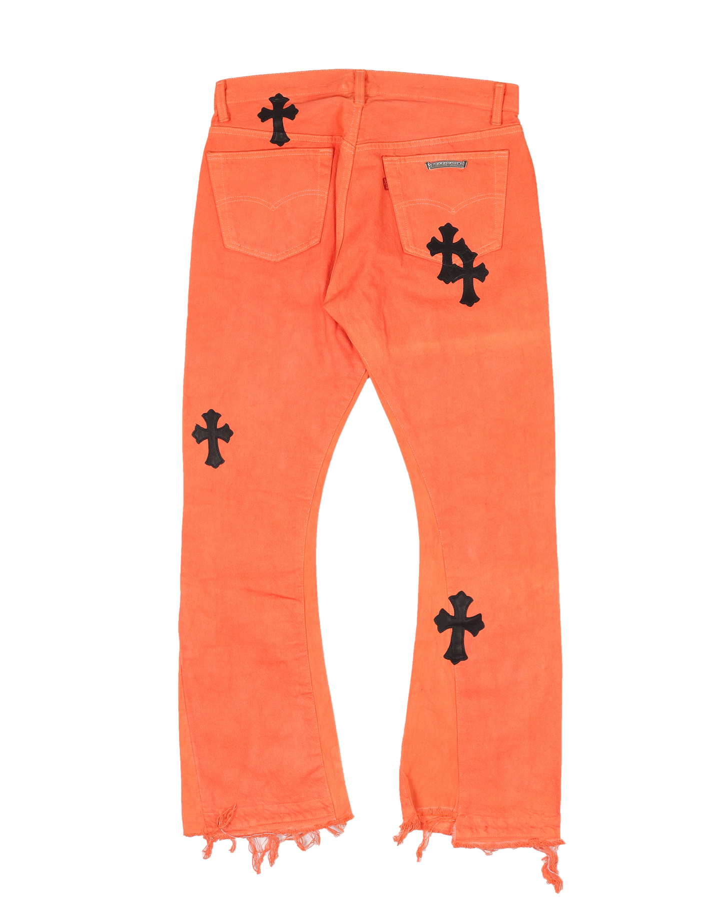 LEVI'S ART BASEL ORANGE CROSS PATCH FLARE DENIM (2018)
