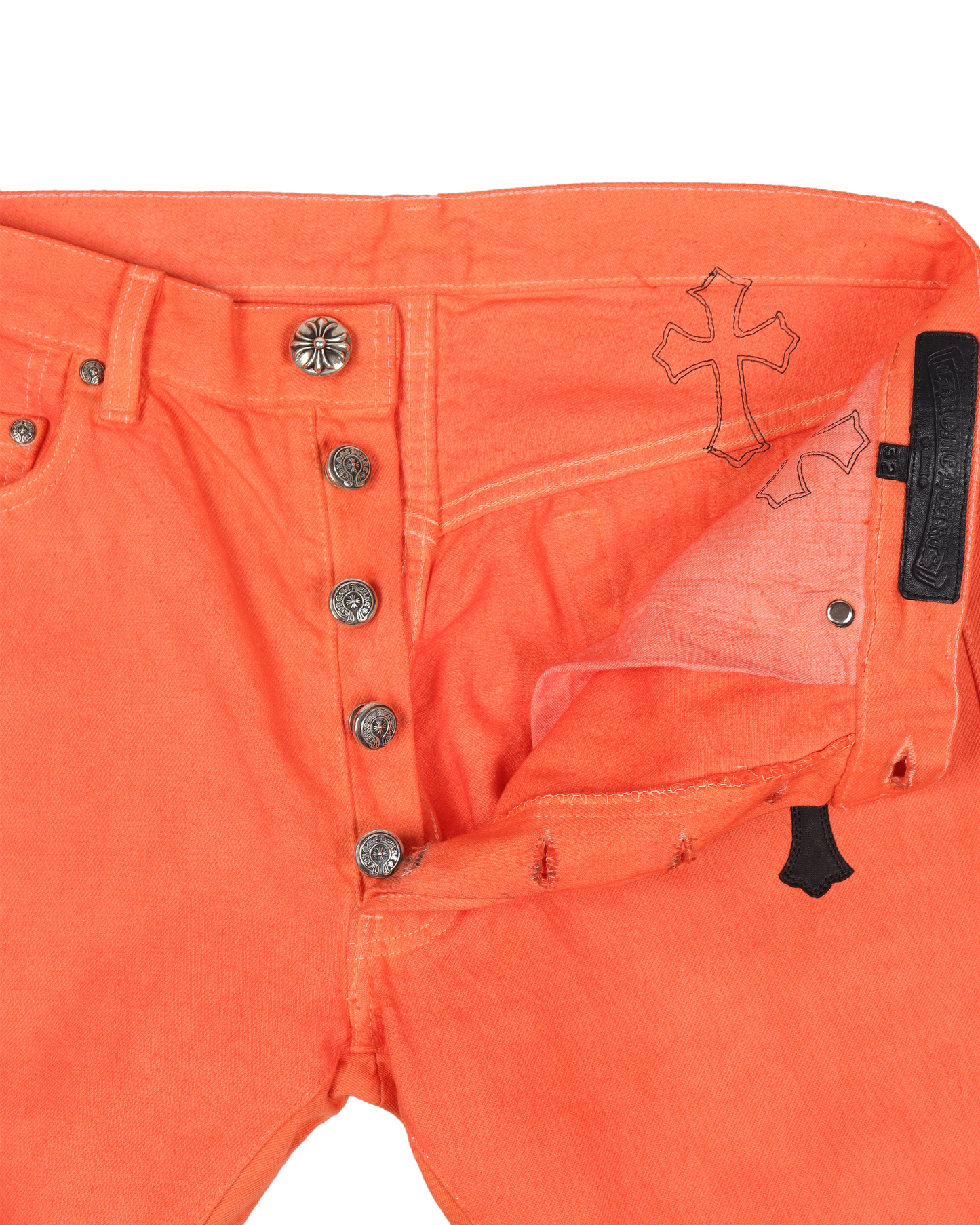 LEVI'S ART BASEL ORANGE CROSS PATCH FLARE DENIM (2018)