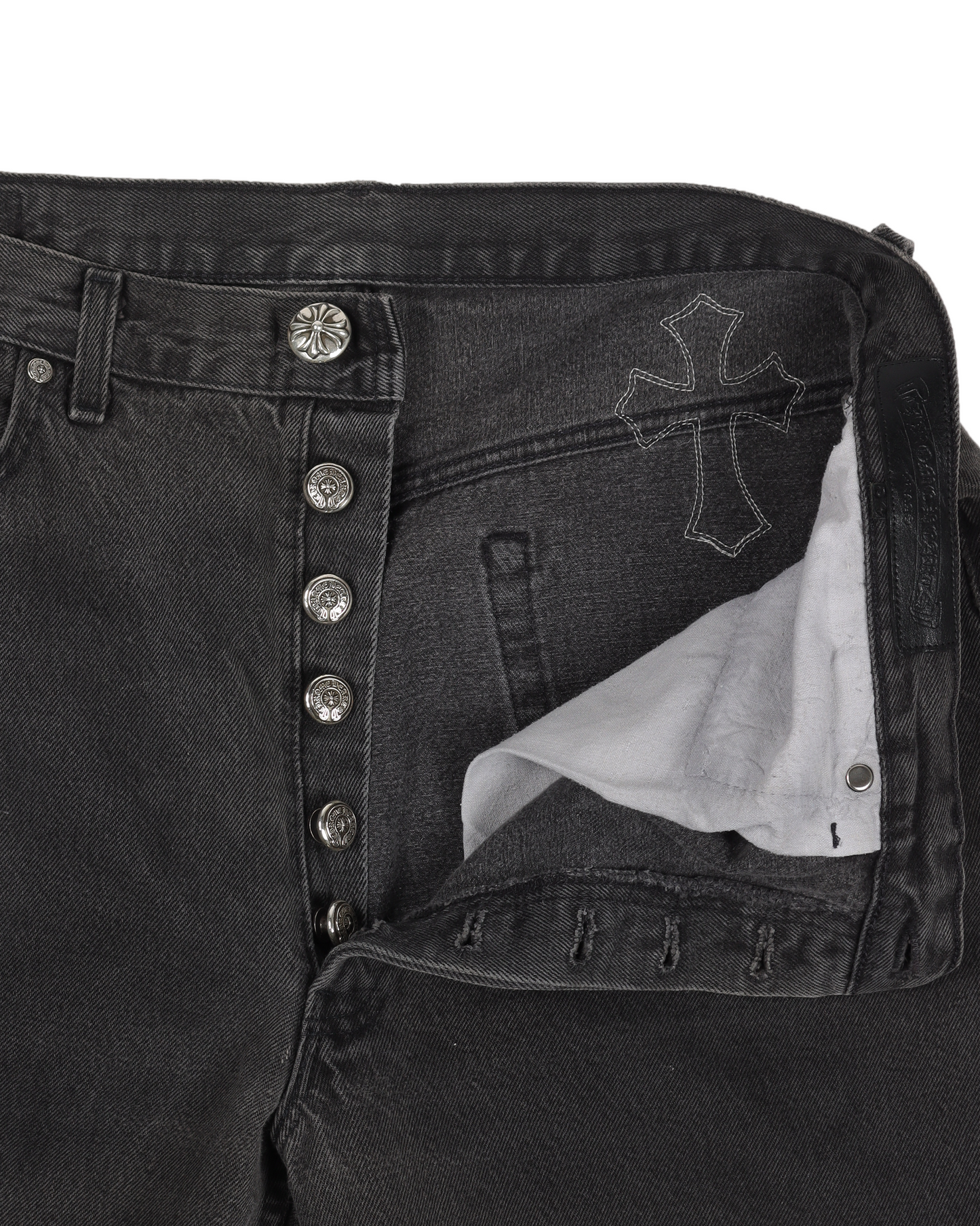 LEVI'S SILVER PONY HAIR CROSS PATCH DENIM