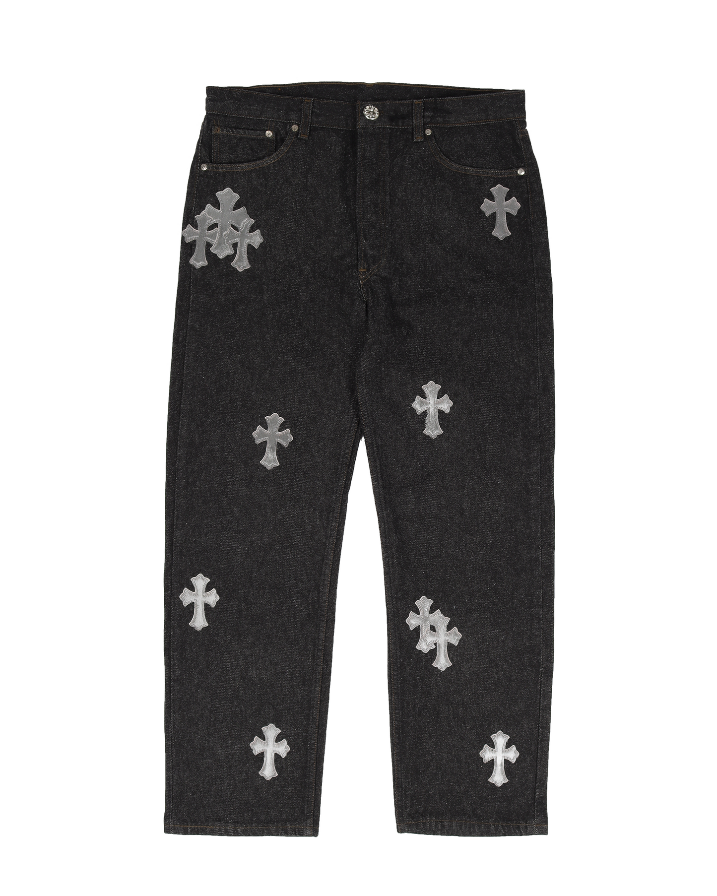 LEVI'S SILVER PONY HAIR CROSS PATCH RAW DENIM