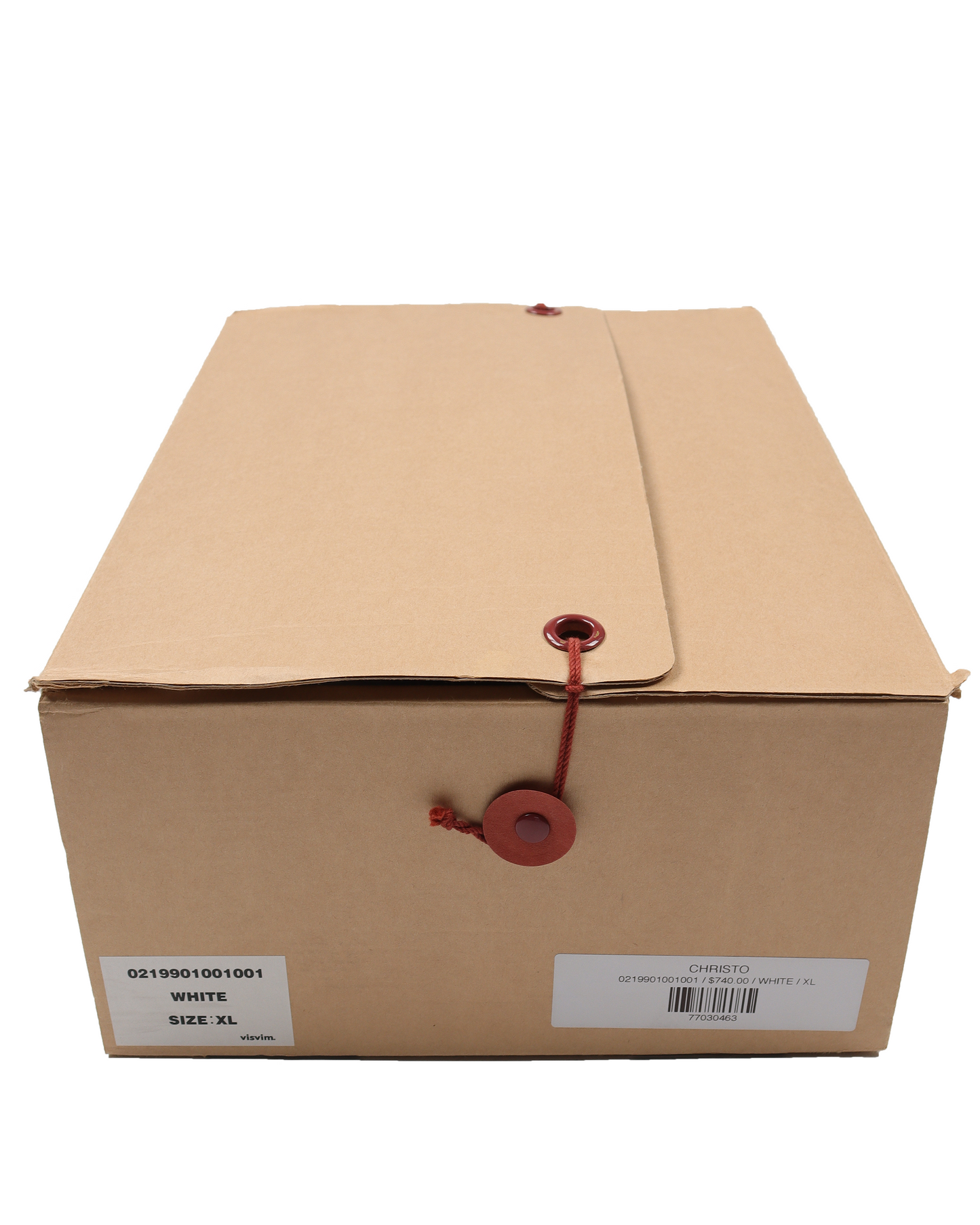 White Bandana Christo Sandals