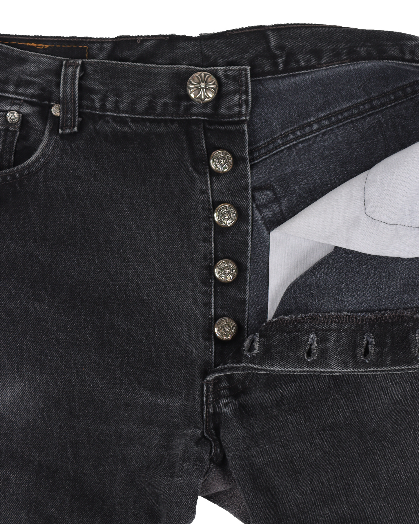 Black Patch Denim