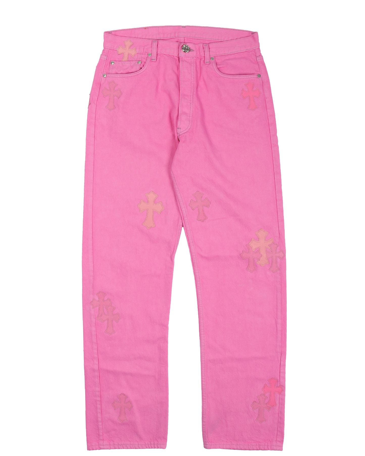 Levi's Cross Patch Denim Sex Records Neon Pink