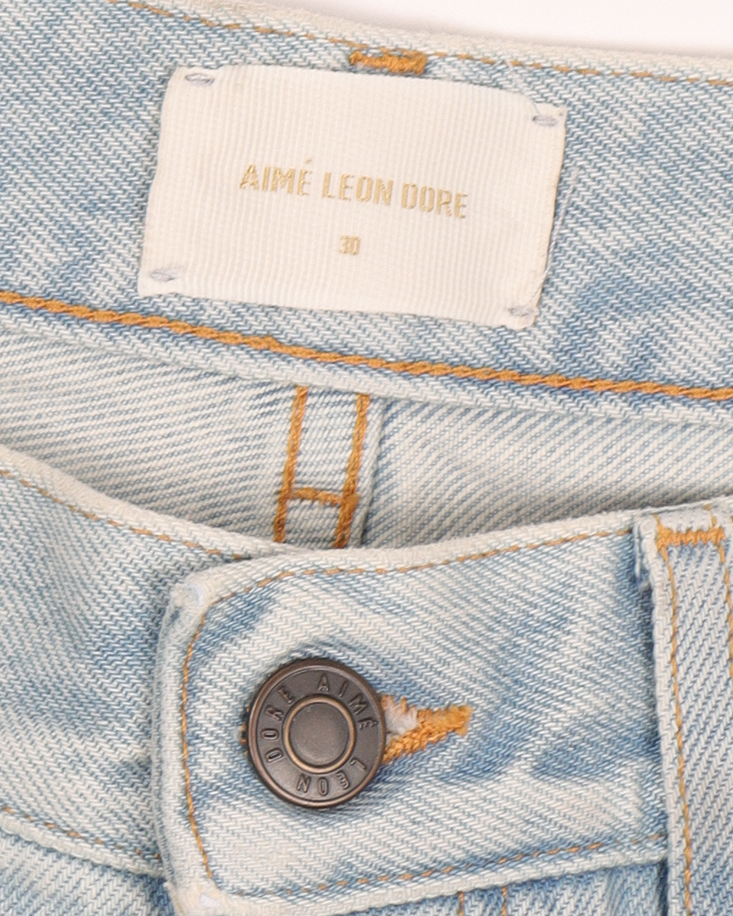 SS20 Caleb Mid Blue Stonewash Denim