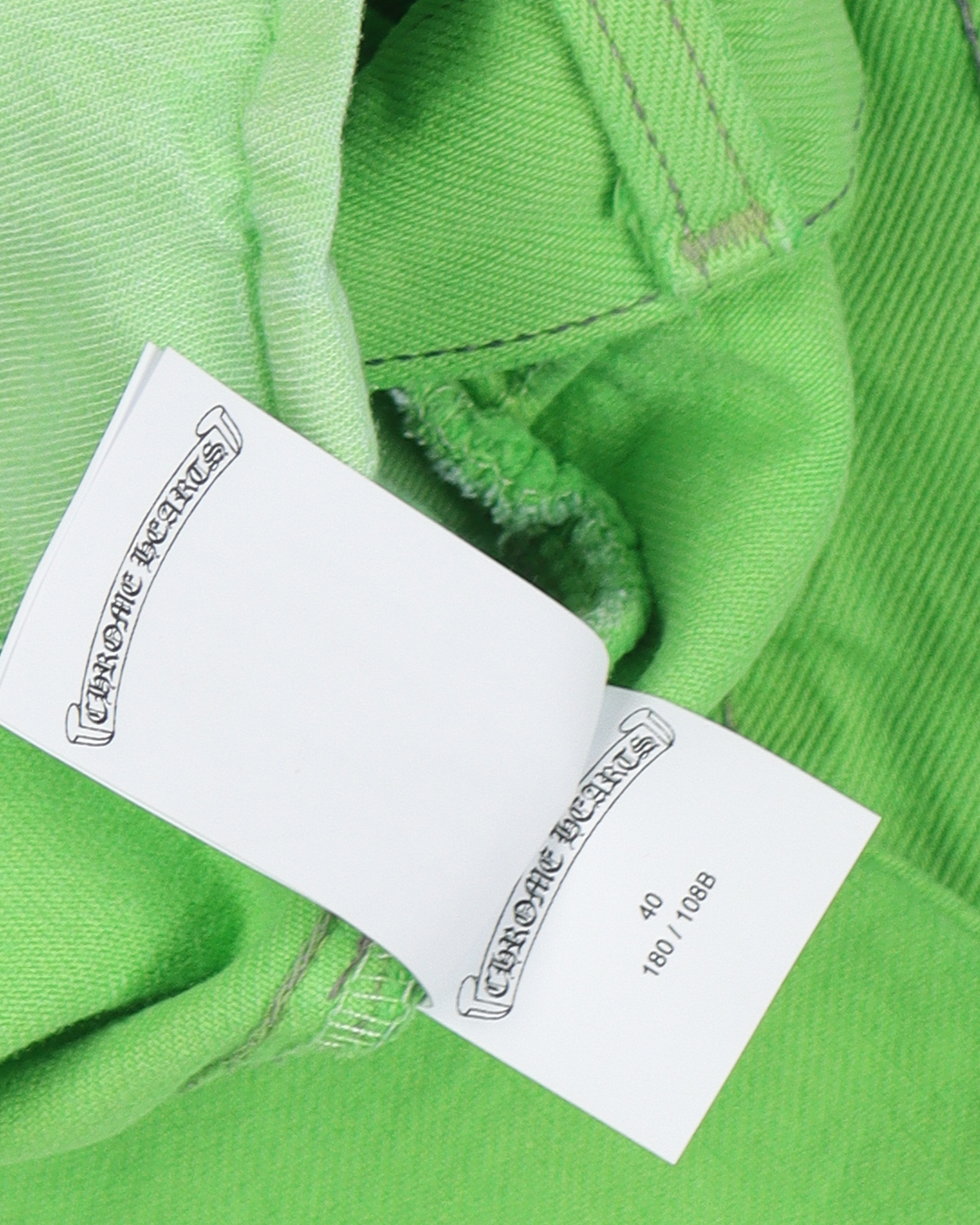 Levi's Cross Patch Denim Sex Records Neon Green