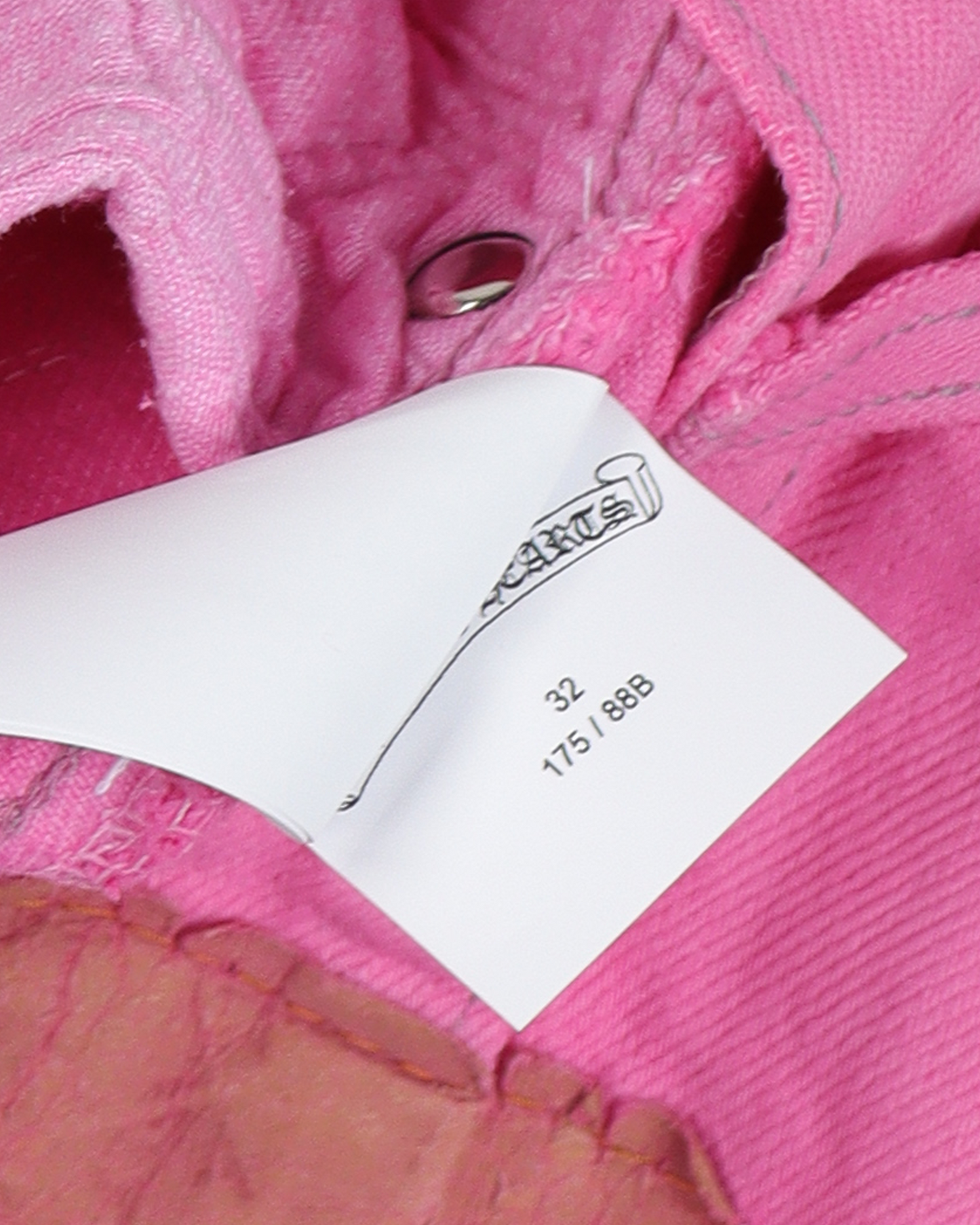 Levi's Cross Patch Denim Sex Records Neon Pink