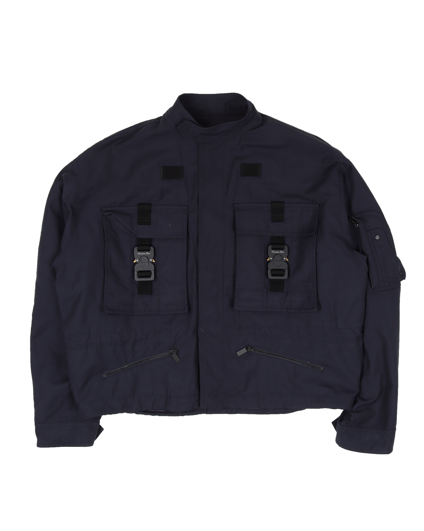 Homme FW19 Buckle Accented Bomber Jacket