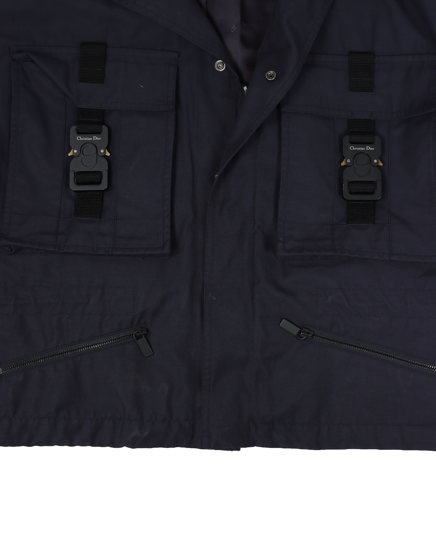 Homme FW19 Buckle Accented Bomber Jacket