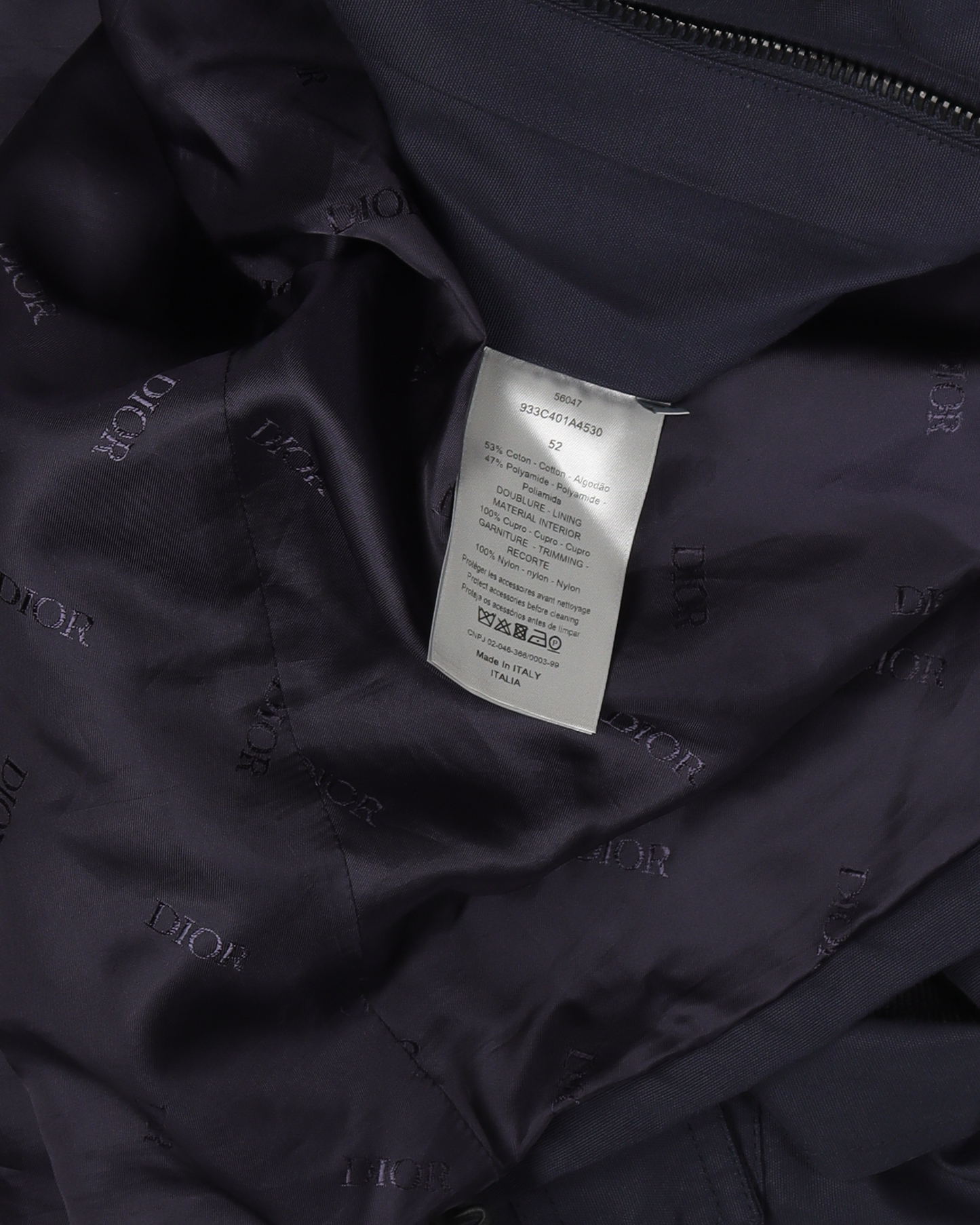 Homme FW19 Buckle Accented Bomber Jacket