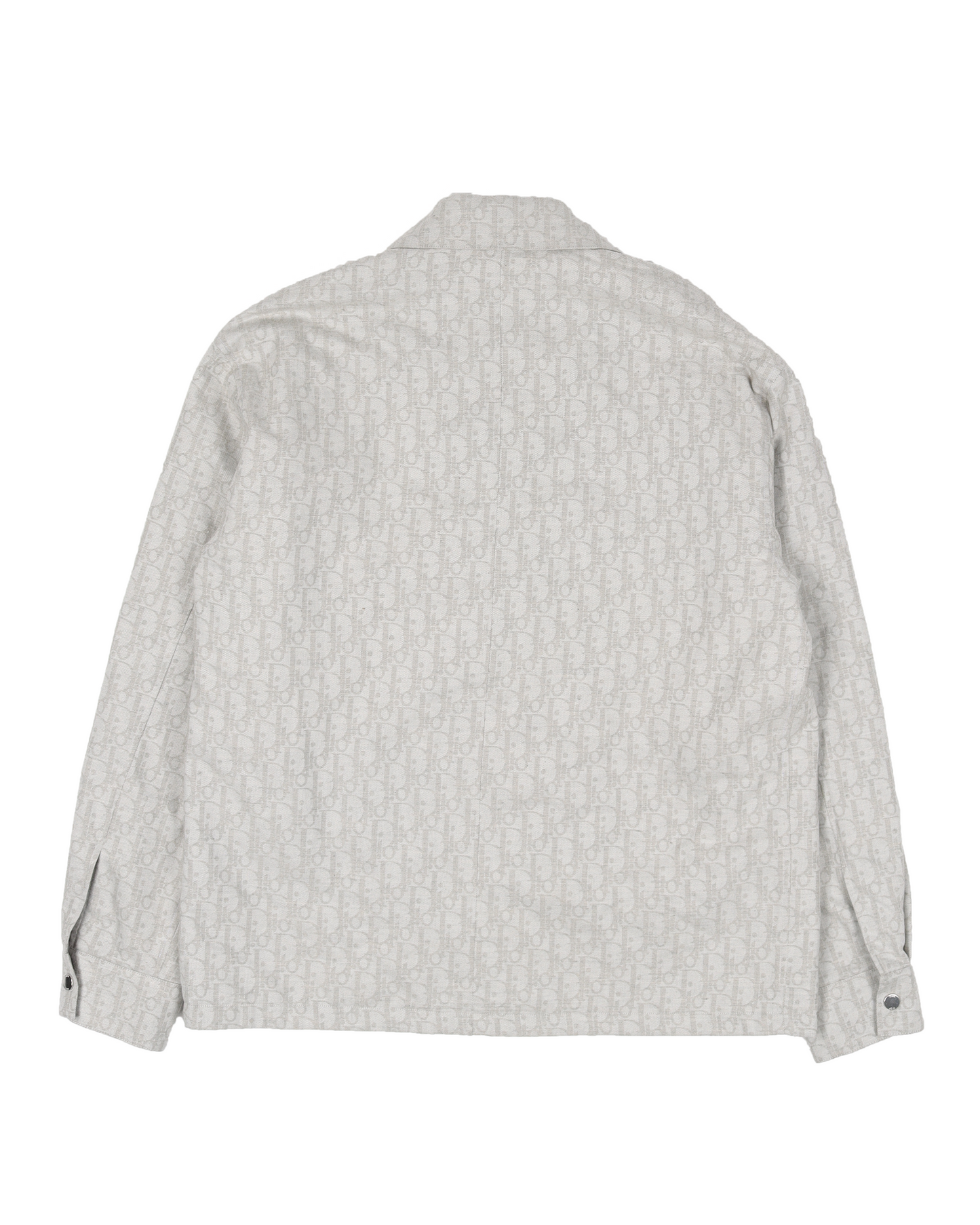 Grey Oblique Overshirt Jacket