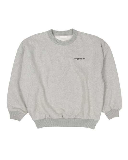 Ermenegildo Zegna Cotton Blend Crewneck Sweater