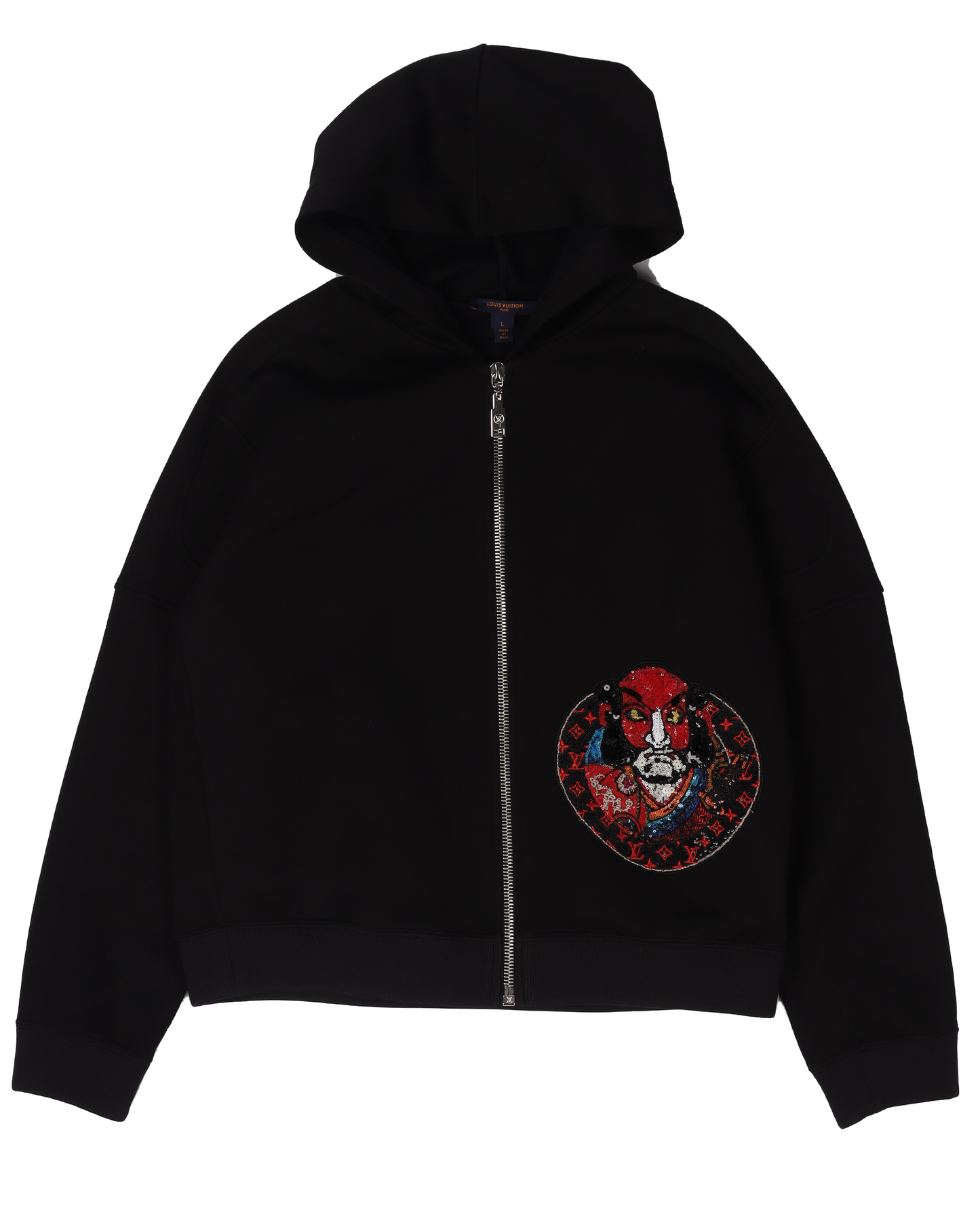 Kansai Yamamoto Sequin Patch Hoodie