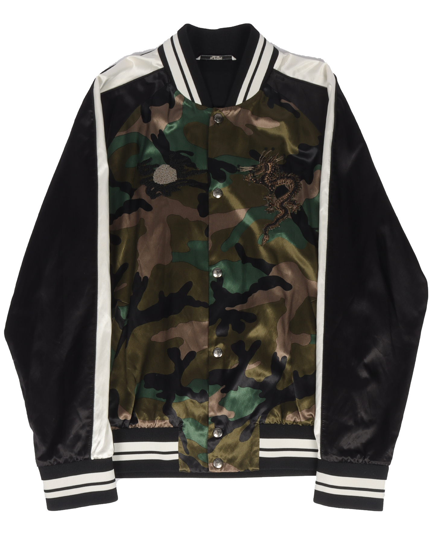 Silk Camouflage Bomber