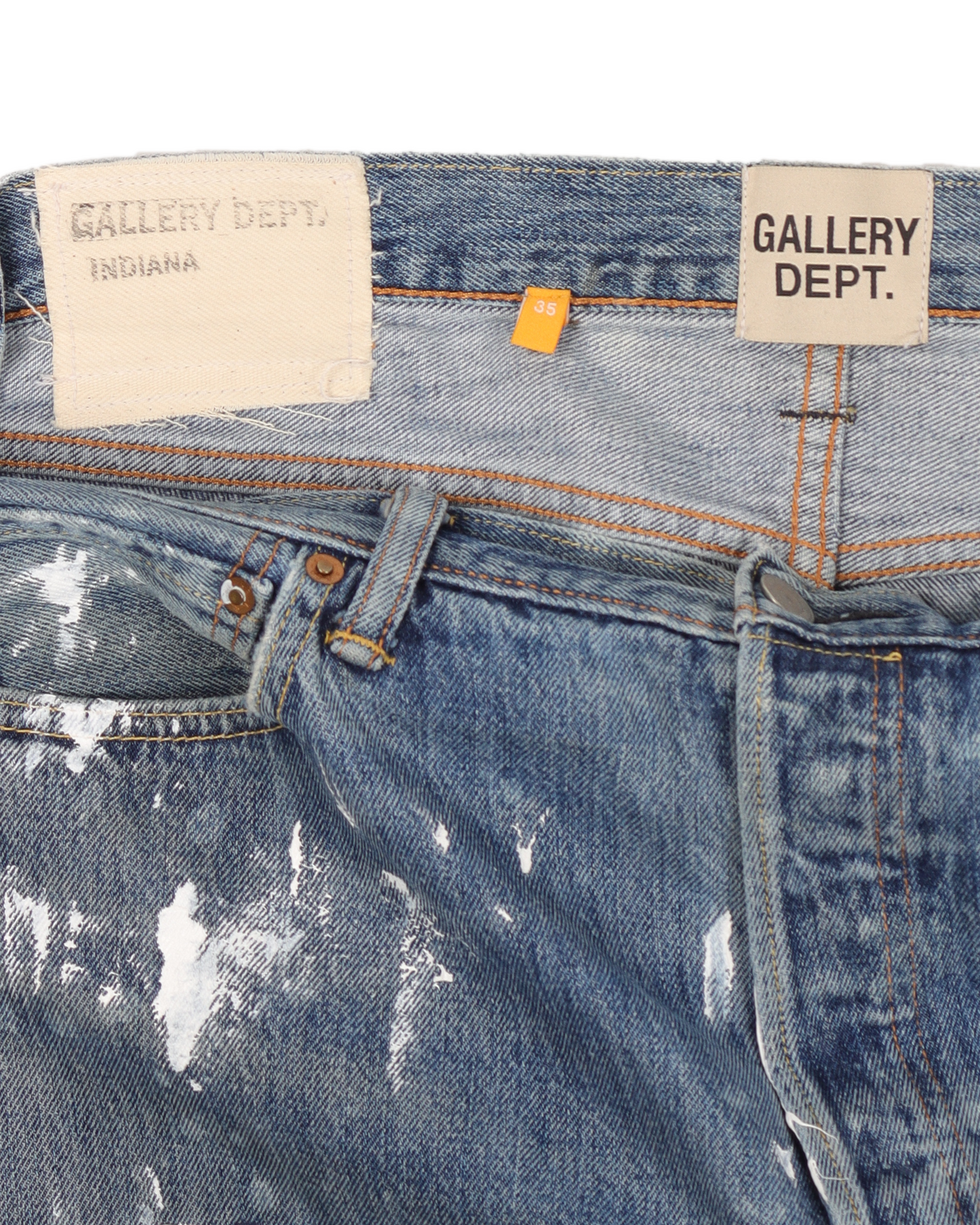 "INDIANA" Distressed Denim