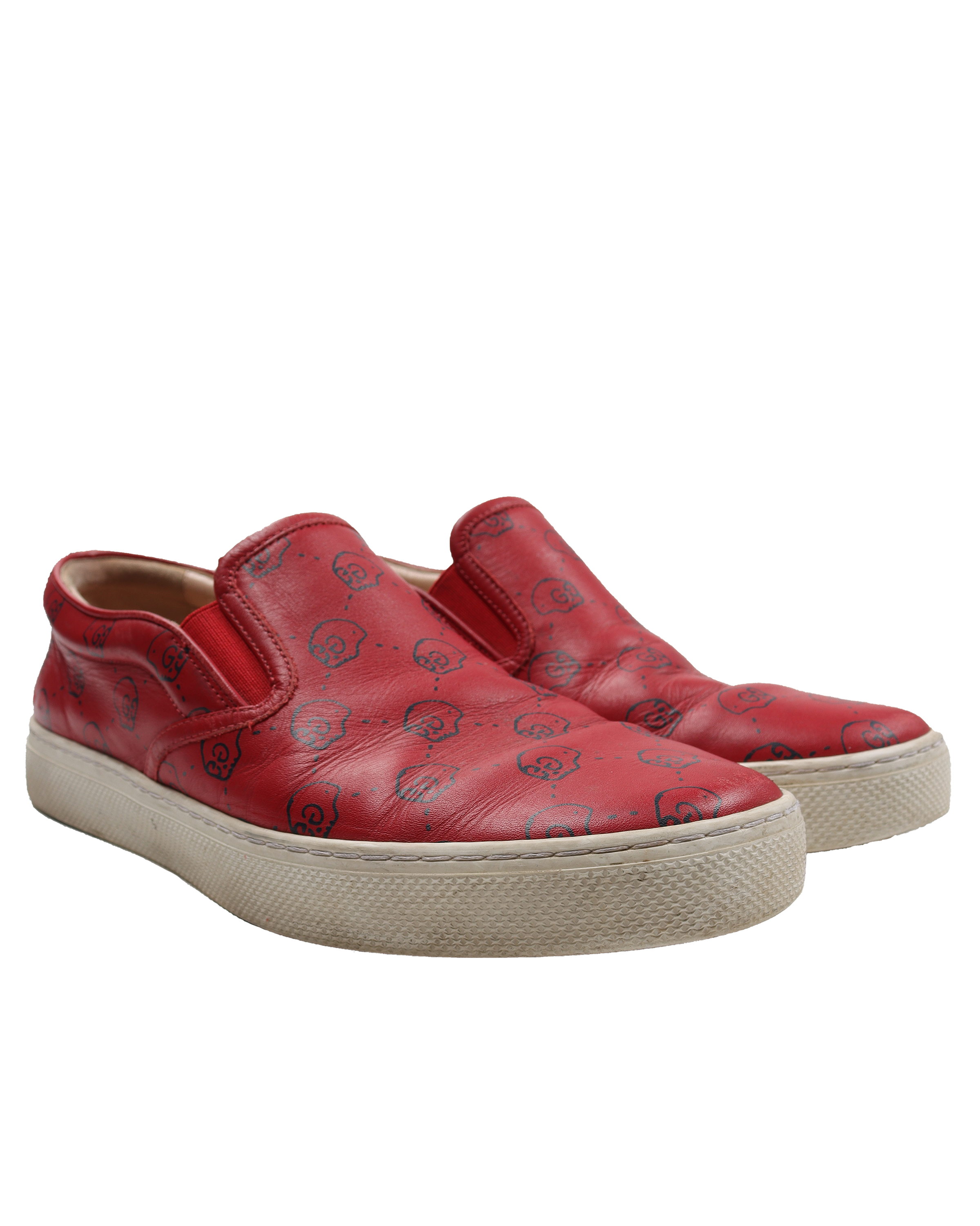 Gucci Ghost Leather Slip On Sneaker