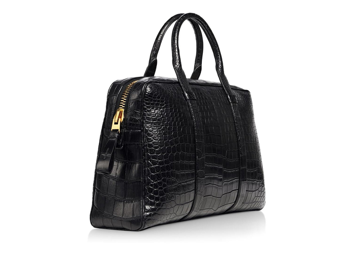 Buckley Alligator Black Briefcase