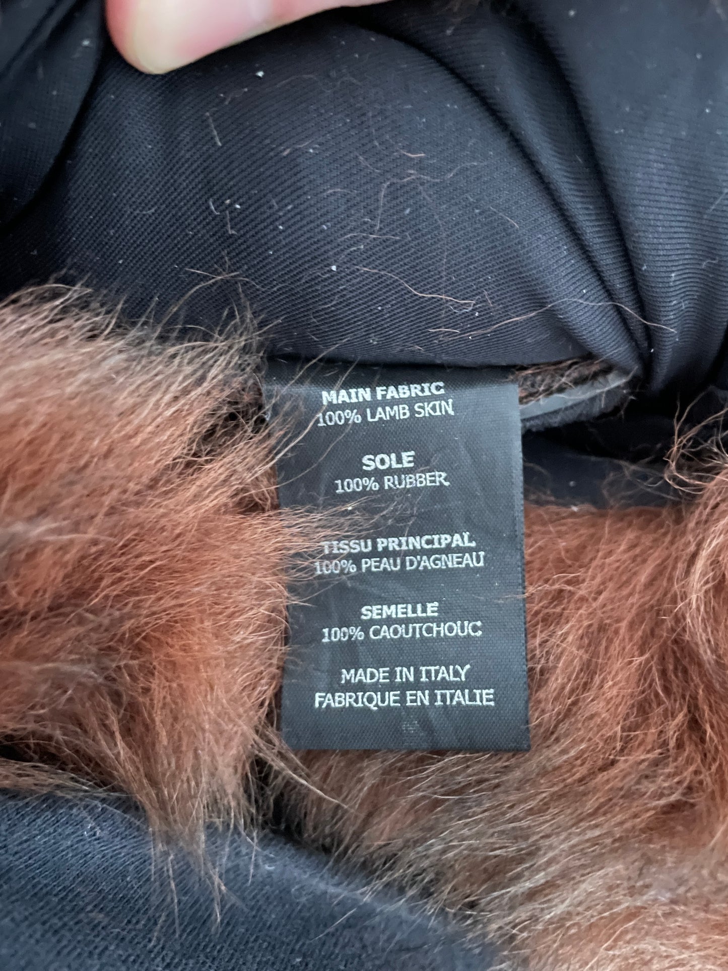 Hug Me Bear Fur Plush Shearling Teddy Bear Slippers