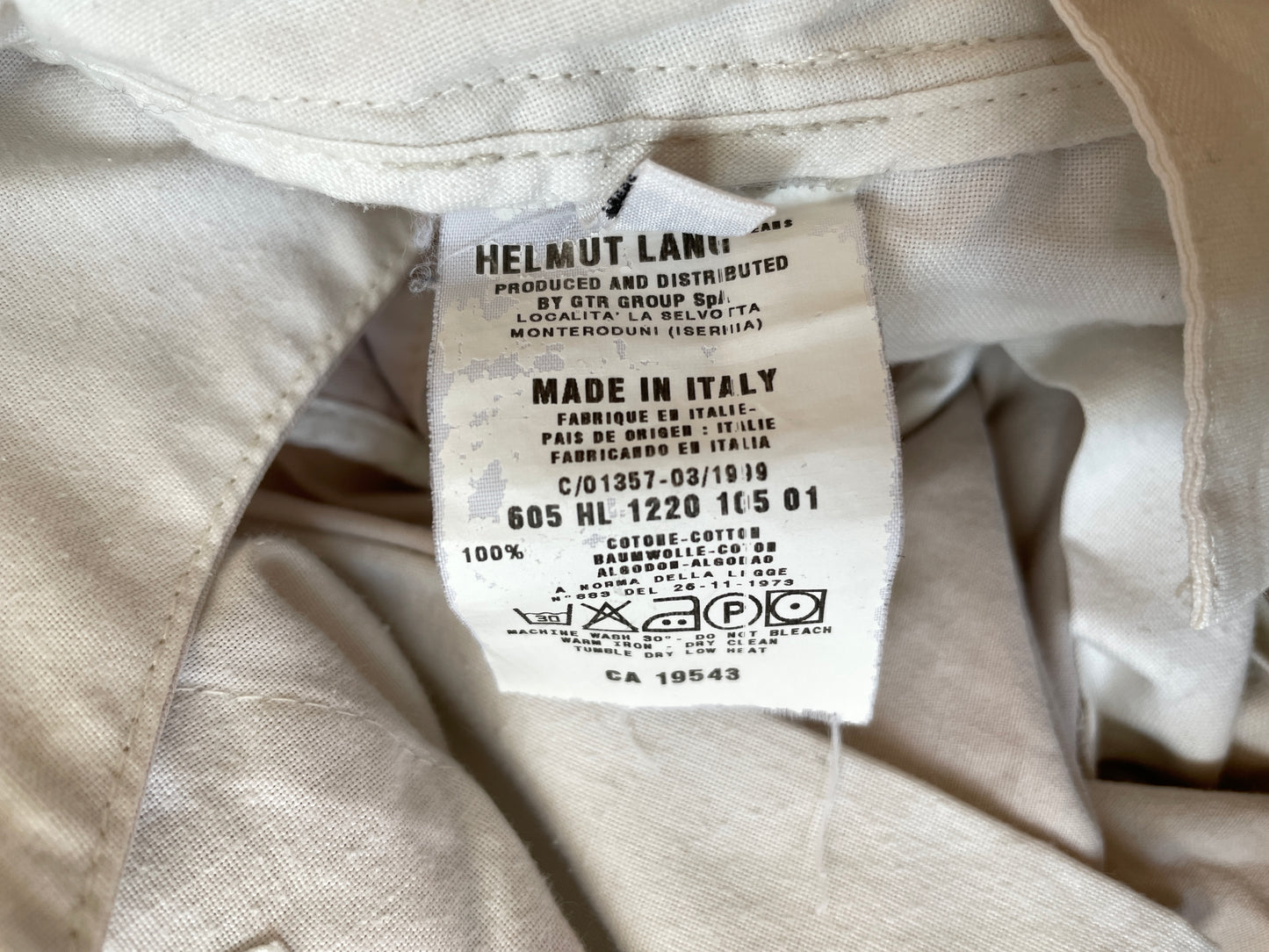1999 Helmut Lang Cargo Pant