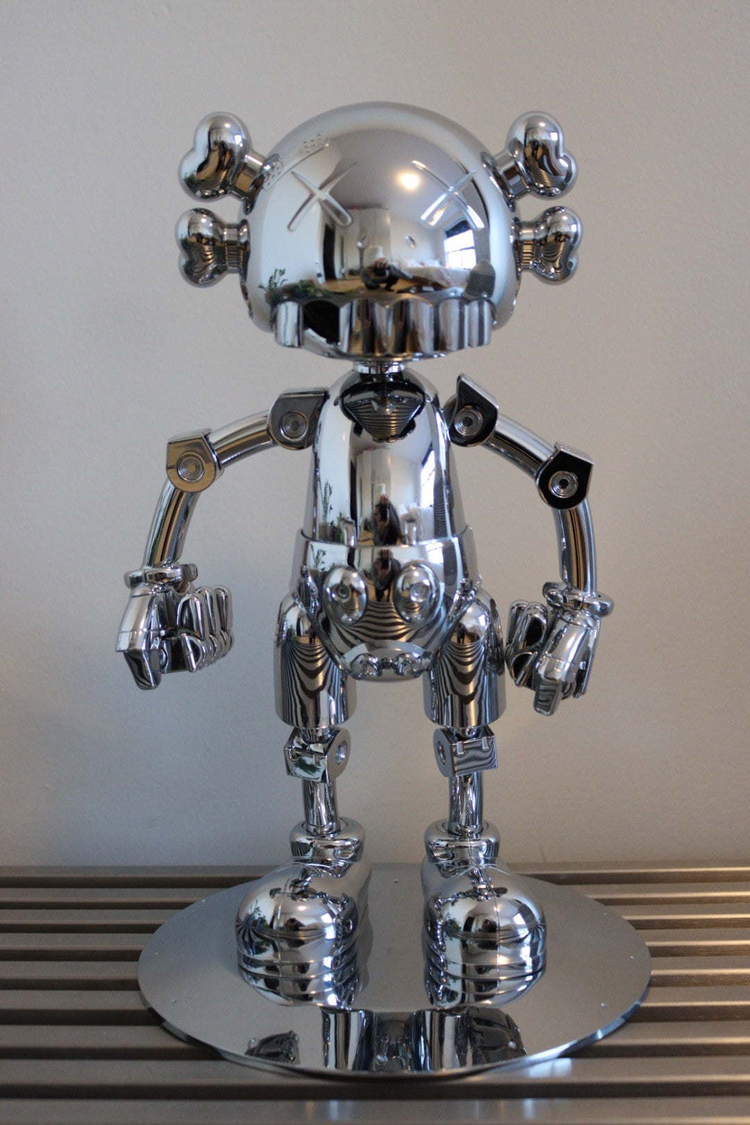 Hajime Sorayama No Future Companion Figure - Silver Chrome