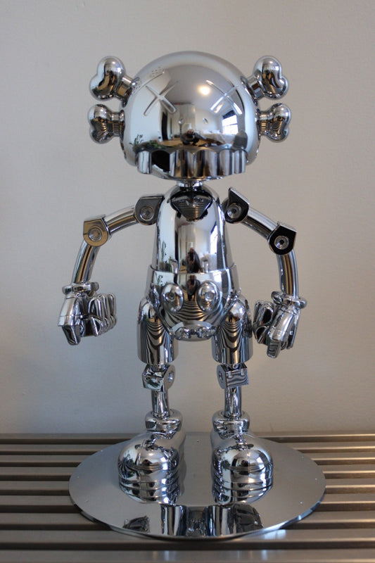 Hajime Sorayama No Future Companion Figure - Silver Chrome