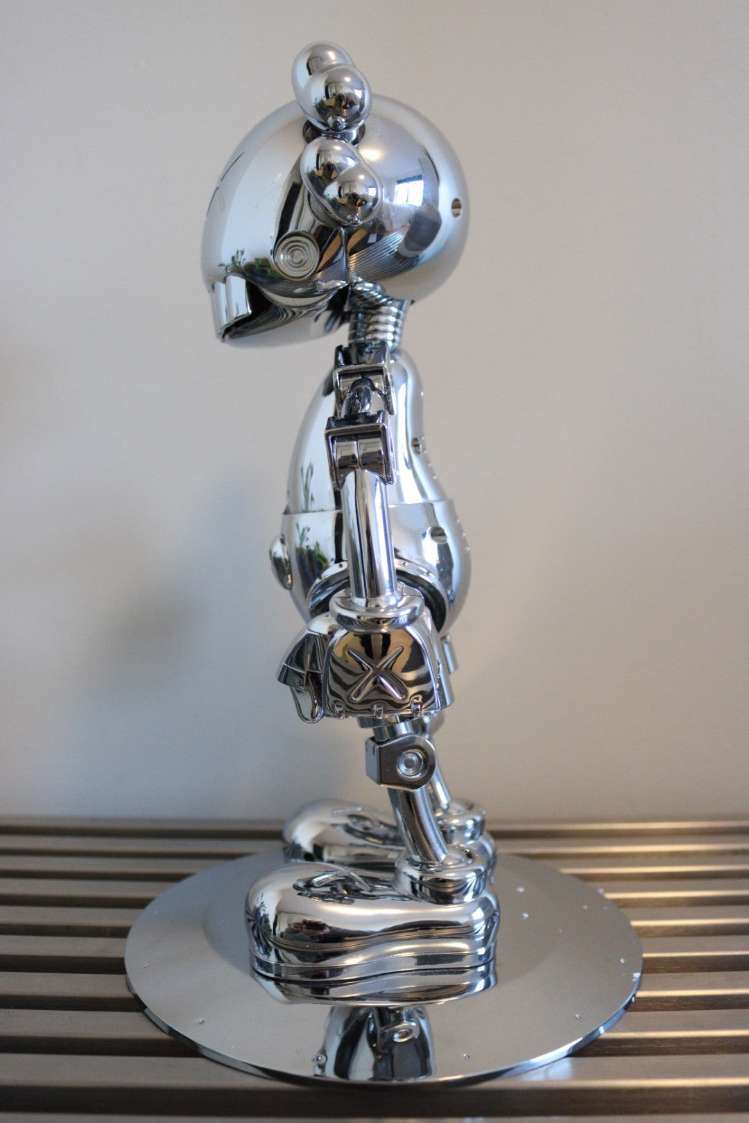 Hajime Sorayama No Future Companion Figure - Silver Chrome