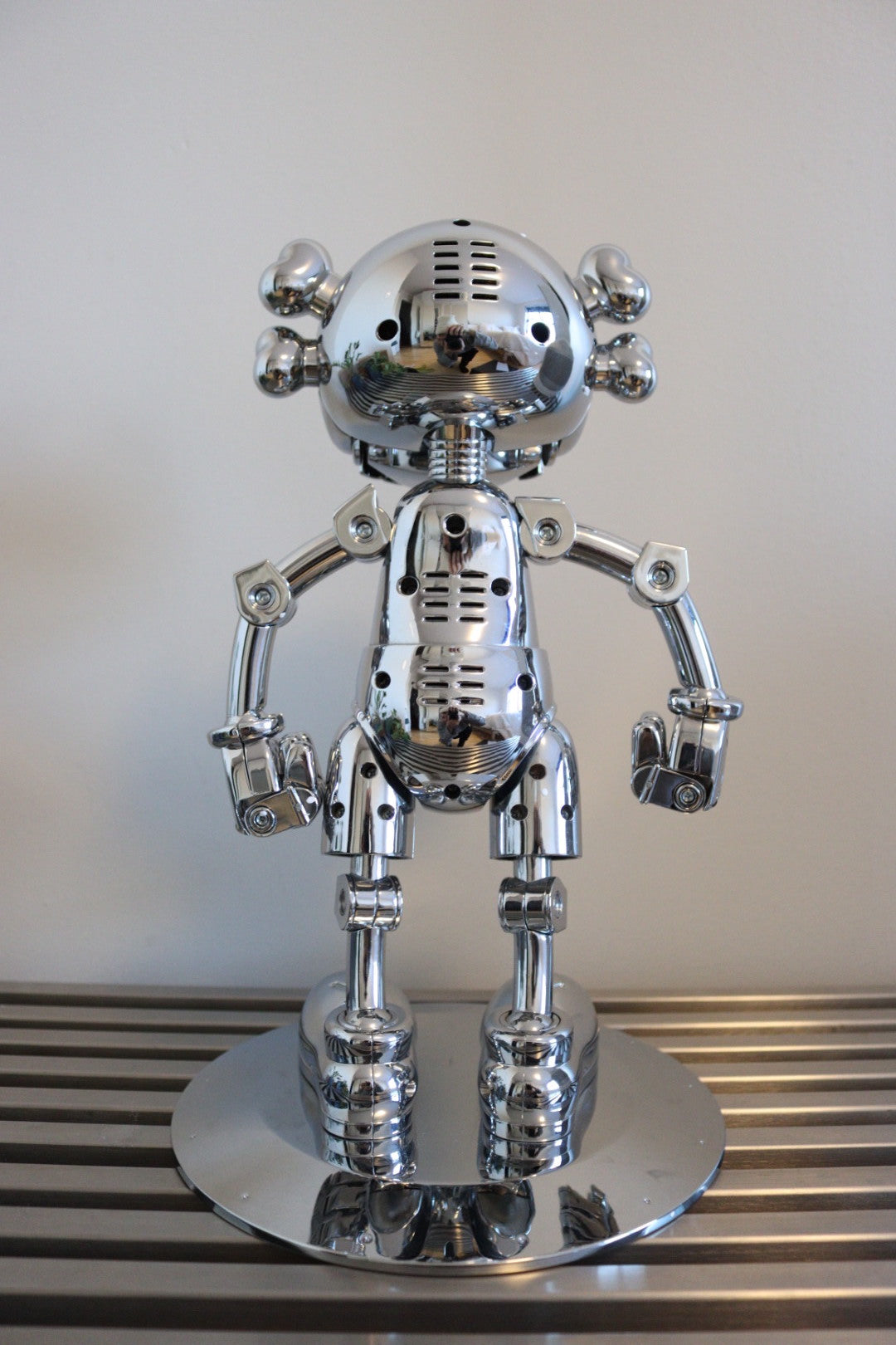 Hajime Sorayama No Future Companion Figure - Silver Chrome