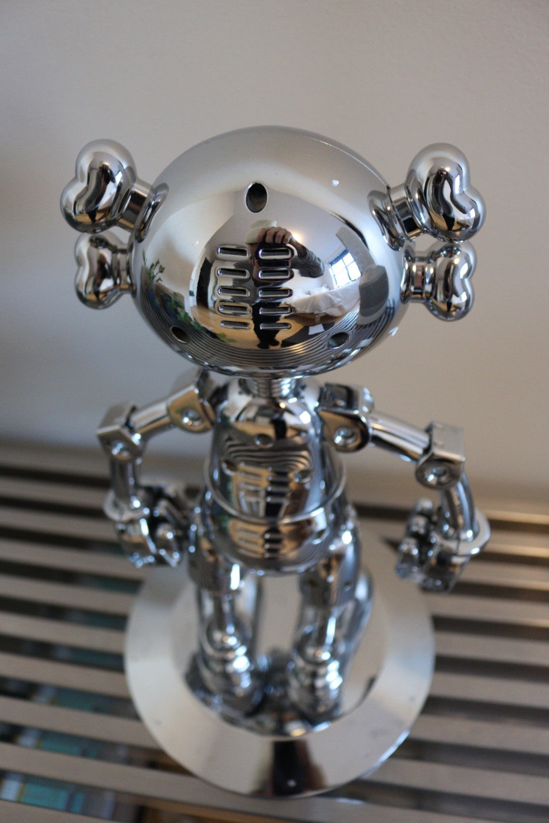 Hajime Sorayama No Future Companion Figure - Silver Chrome