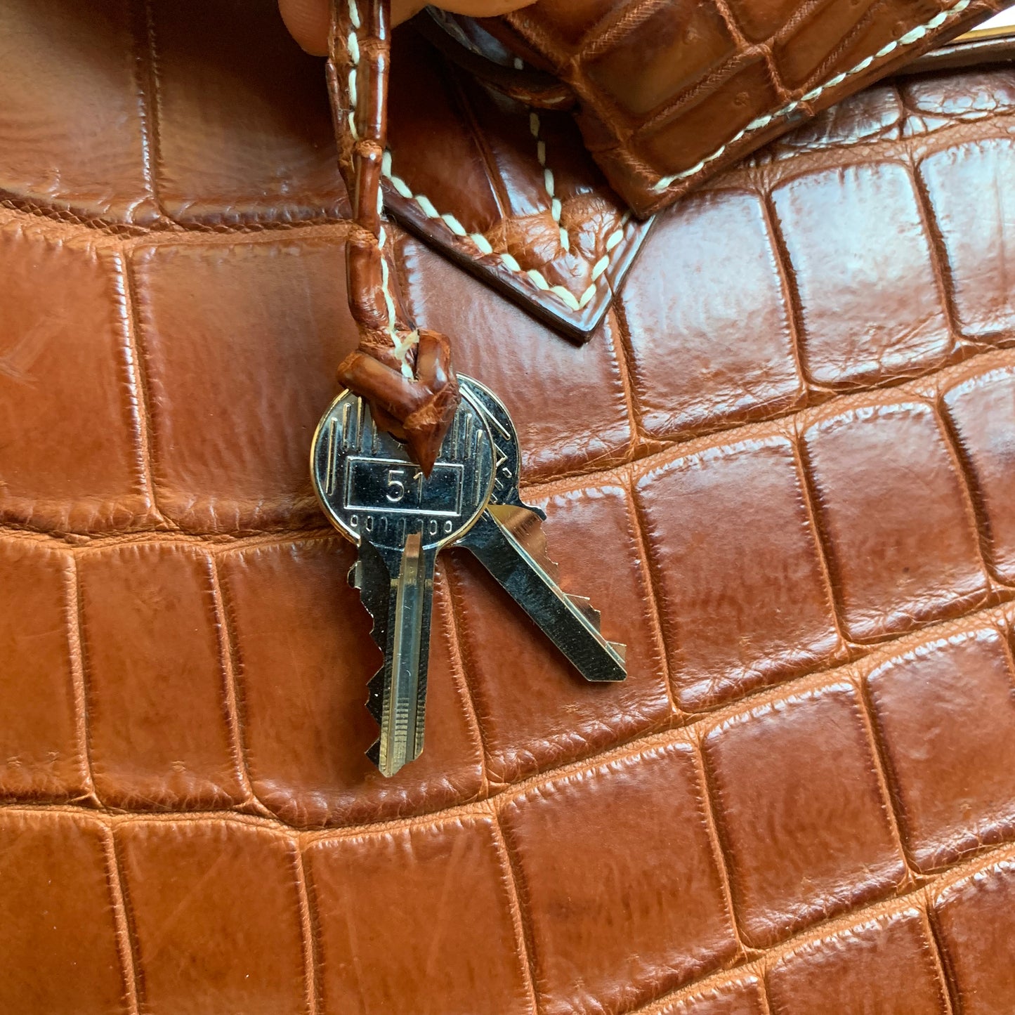 Birkin HAC 50cm Matte Fauve Brown Crocodile Palladium Hardware Bag