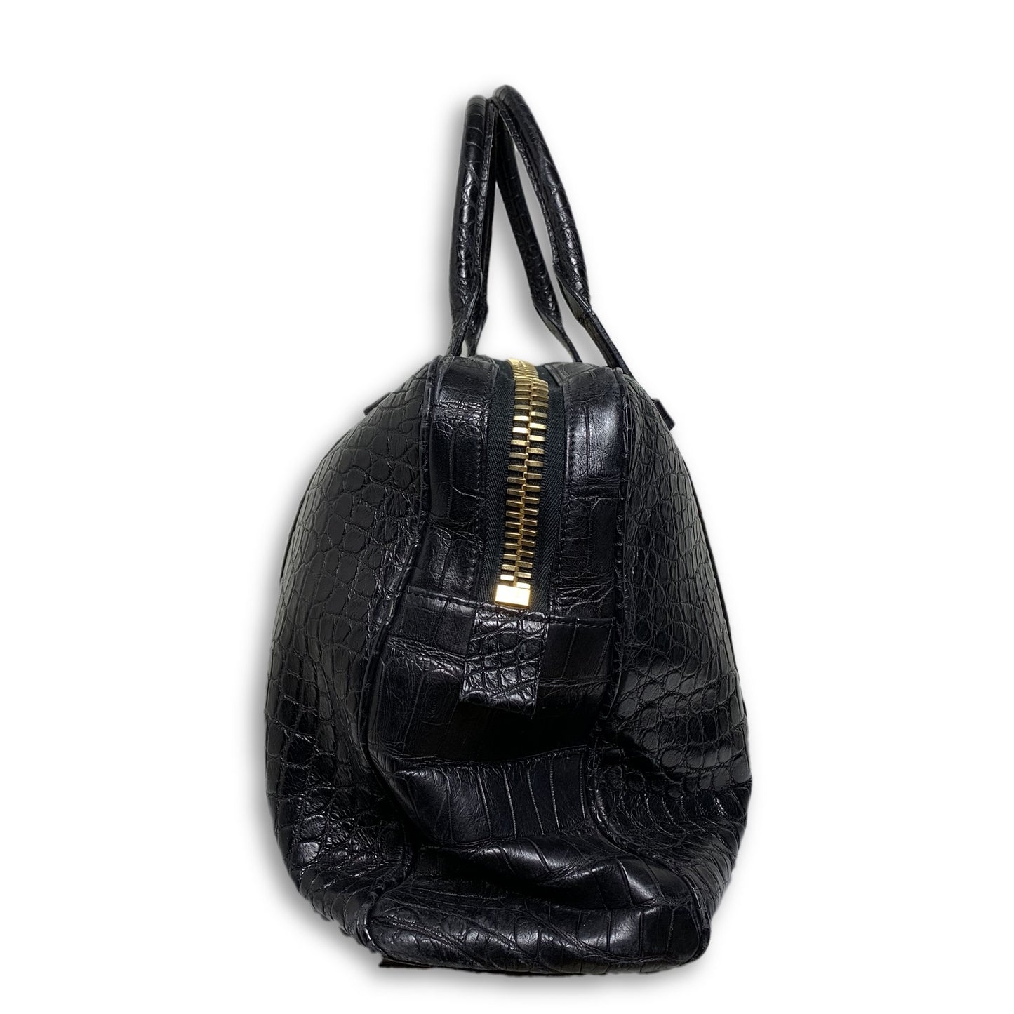 Buckley Alligator Black Briefcase