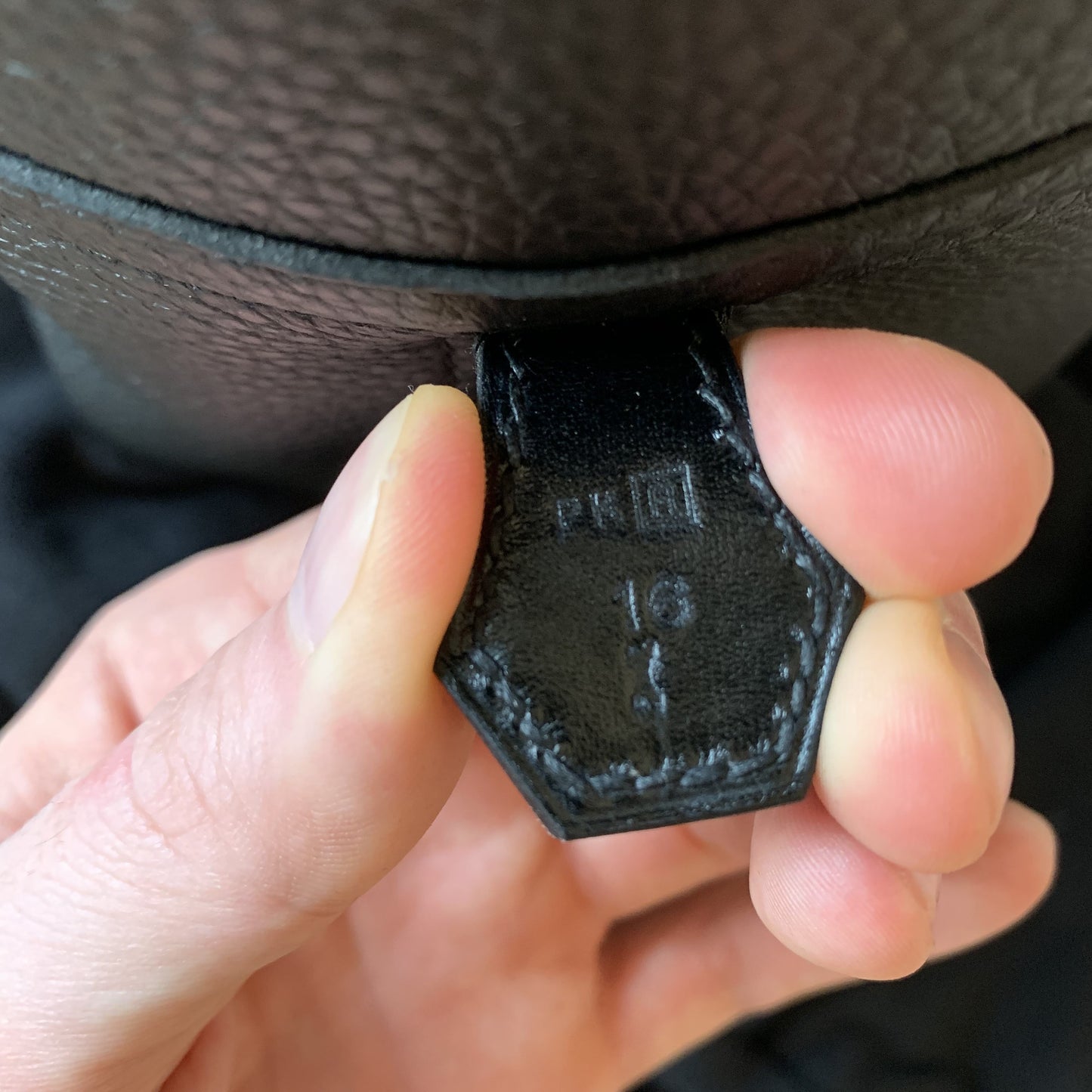 Hermes Black Plume Croc Leather Bag 40CM