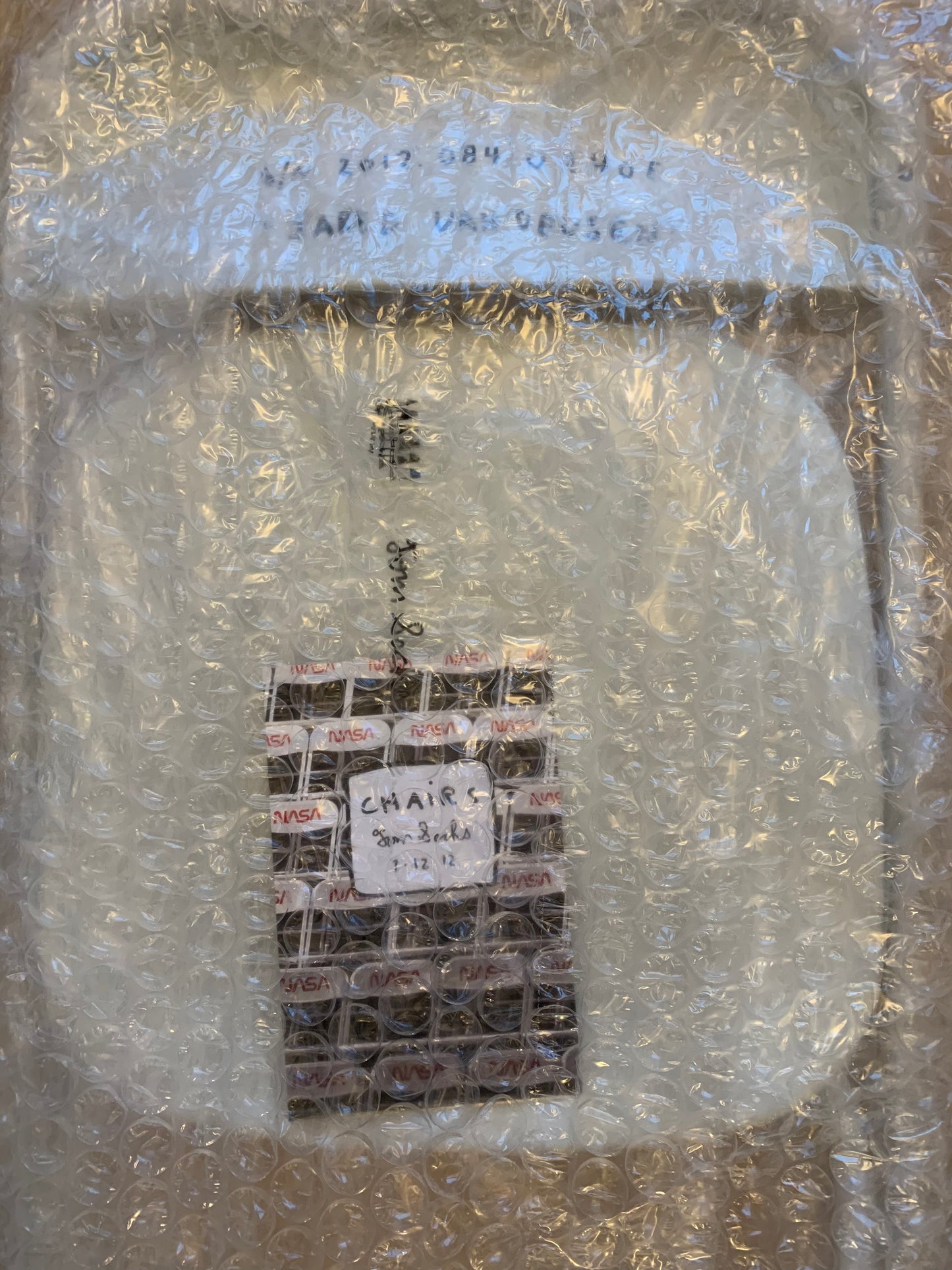 Tom Sachs Mars Space Program NASA Chair - 'Jared Vandeusen' - 2012