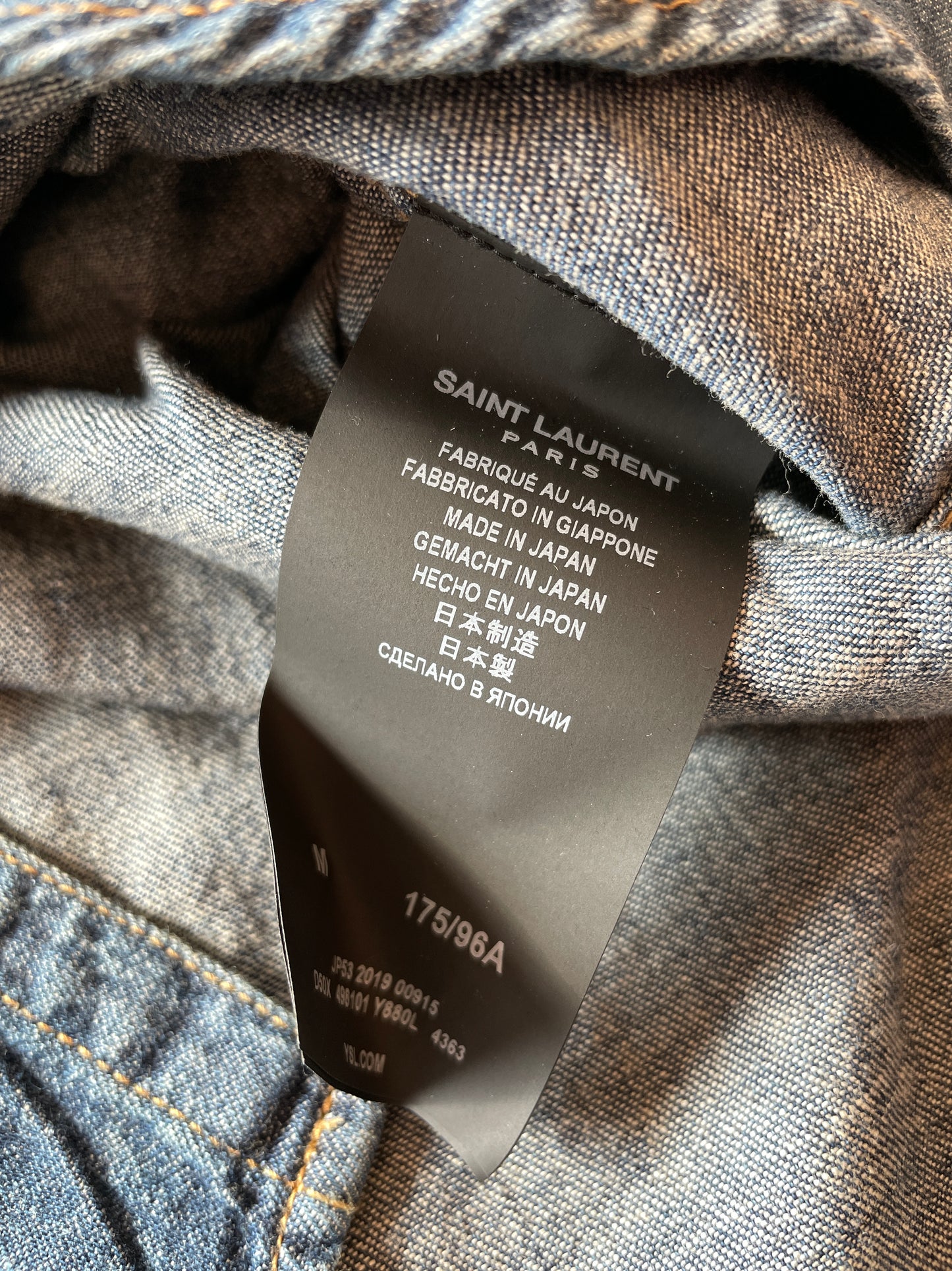 Classic Western Shirt w/ Tags (Dirty Blue)