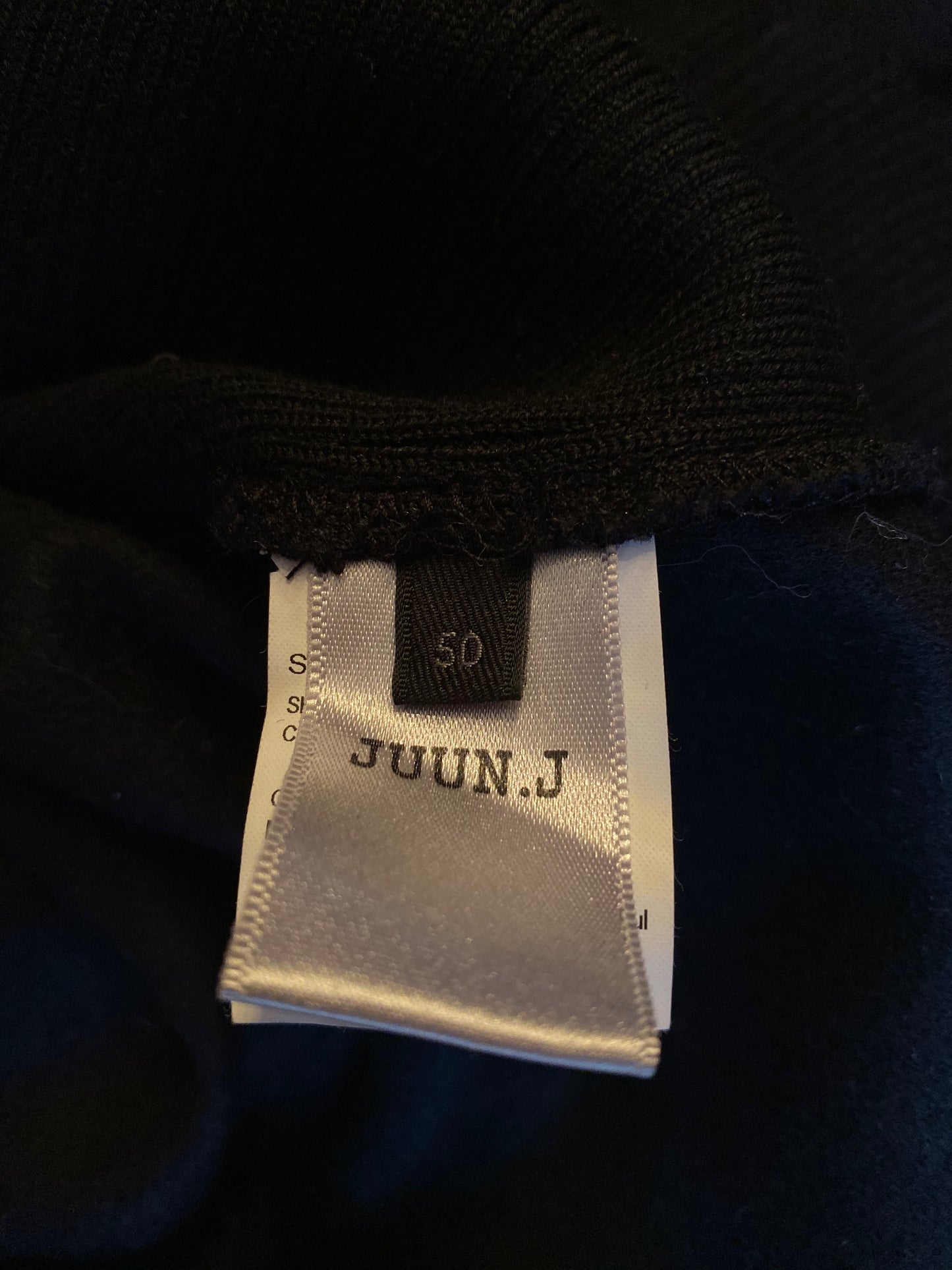 Leather Accented Sweater