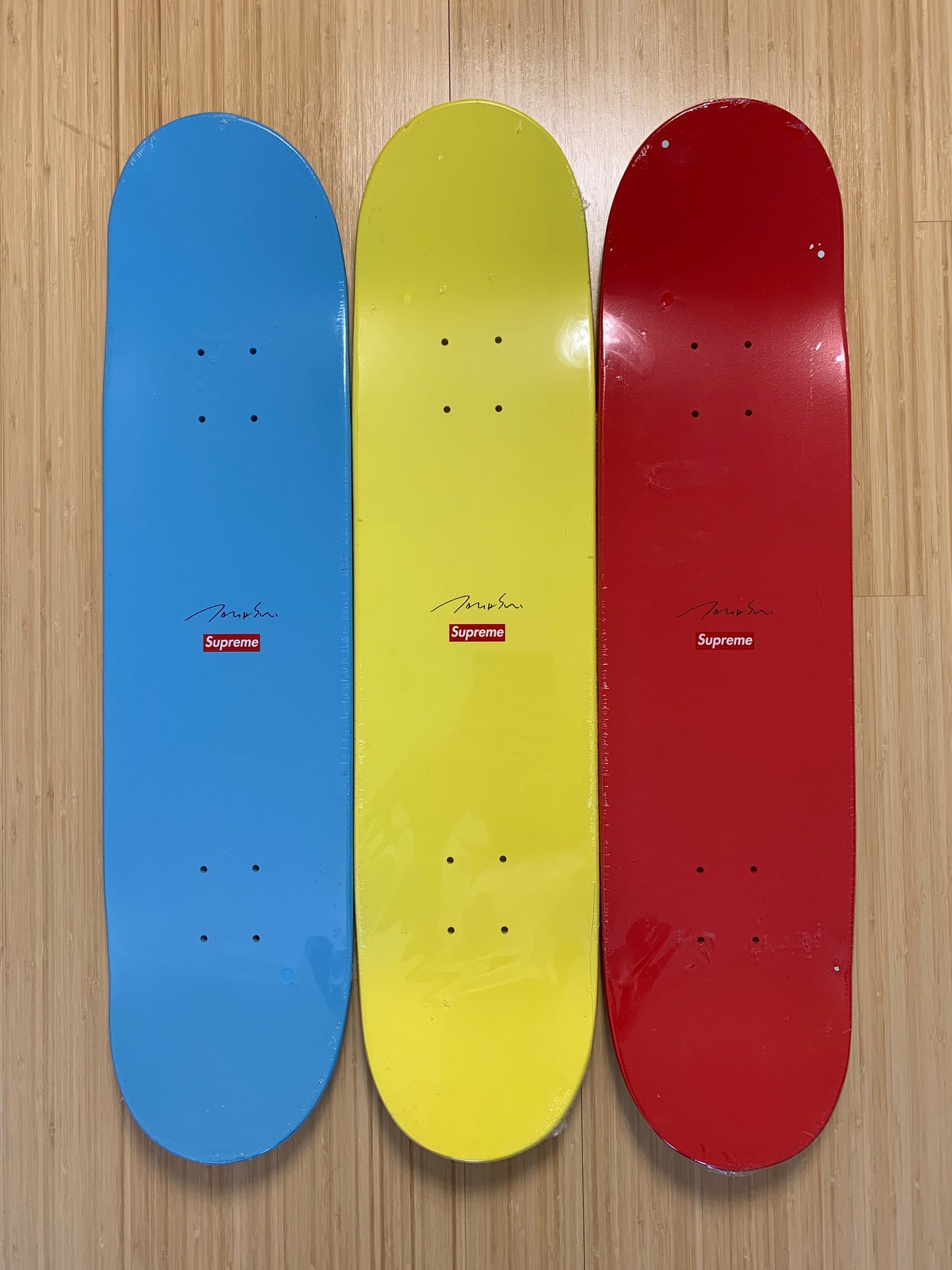 Takashi Murakami x Supreme Skate Decks (2007) - Set of 3