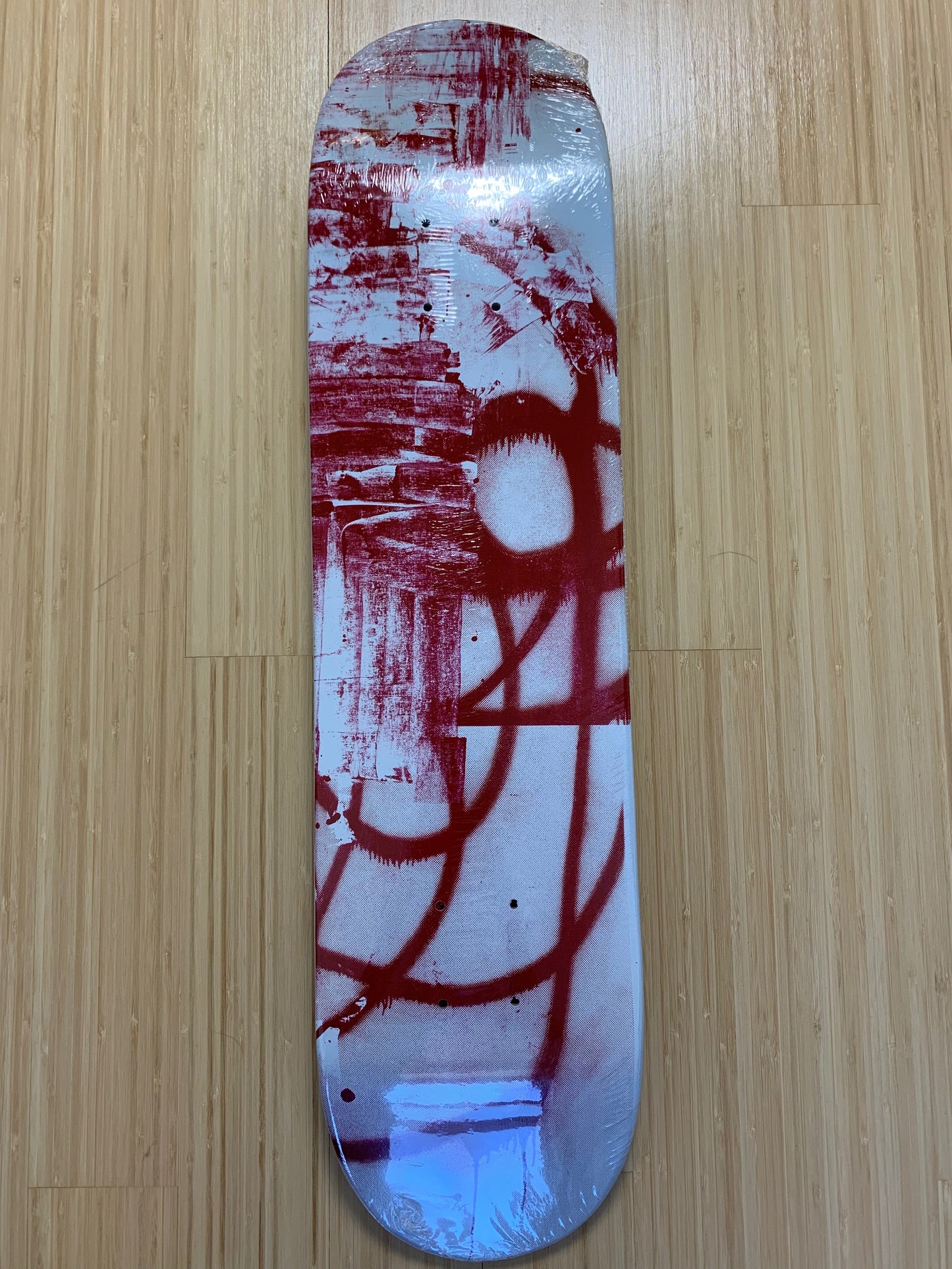 Christopher Wool x Supreme Skate Deck (2008) - Red/White