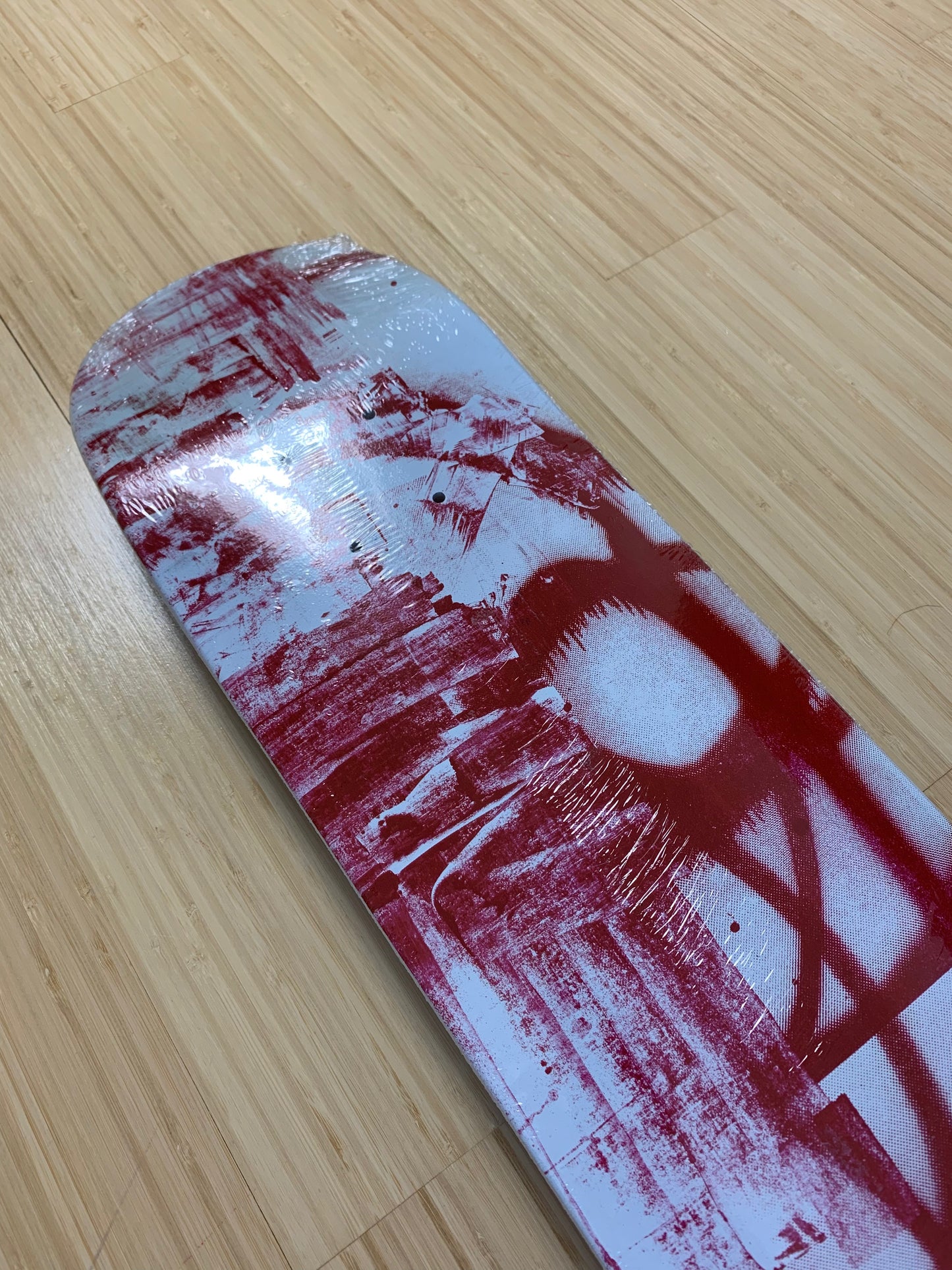 Christopher Wool x Supreme Skate Deck (2008) - Red/White