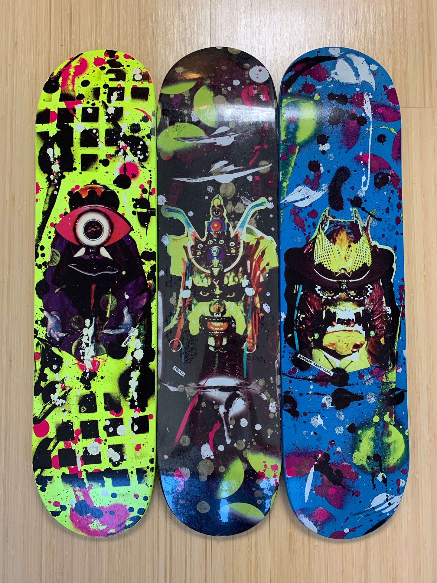 Rammellzee x Supreme Skate Decks (2003) - Set of 3